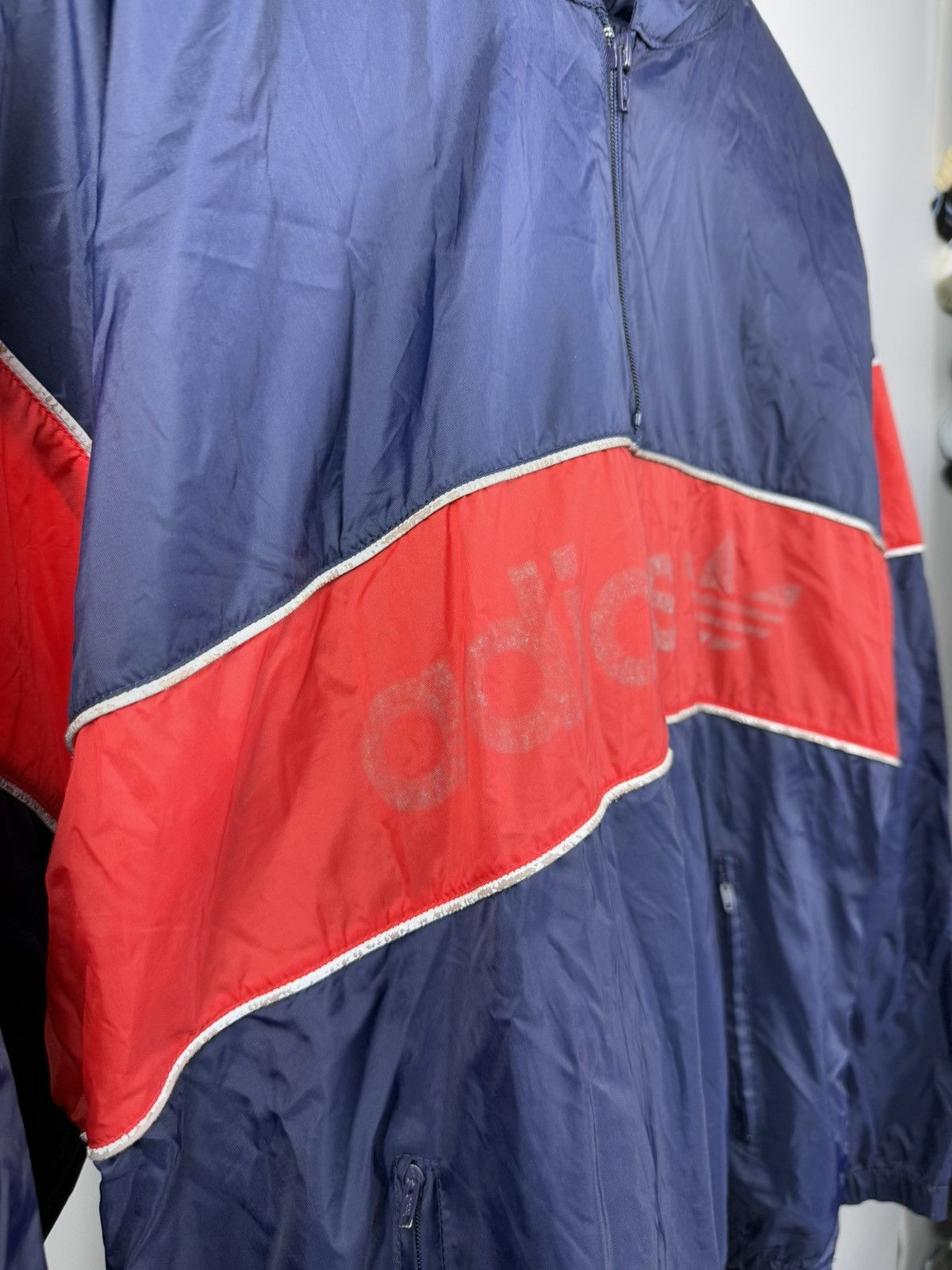Adidas × Vintage Vintage 90s Adidas Anorak Nylon Track 1/4 Zip Y2K Jacket Size US S / EU 44-46 / 1 - 3 Thumbnail