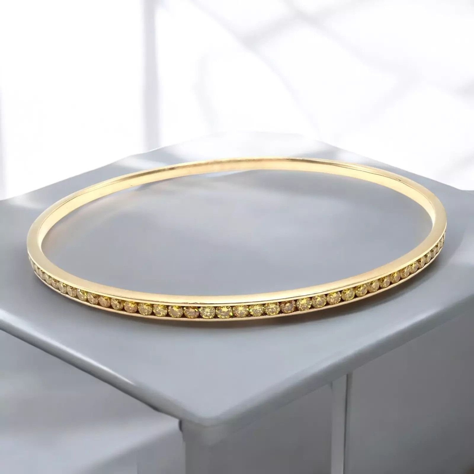 Jacob & Co. Jacob & Co 18k Full 3.5ctw Diamond Bangle Bracelet Size ONE SIZE - 2 Thumbnail