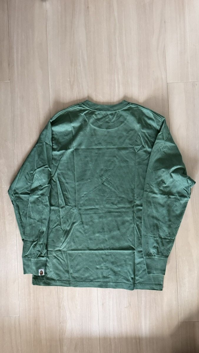 Bape Overdye One Point Pocket Relaxed Fit Tee Green Size US S / EU 44-46 / 1 - 4 Thumbnail