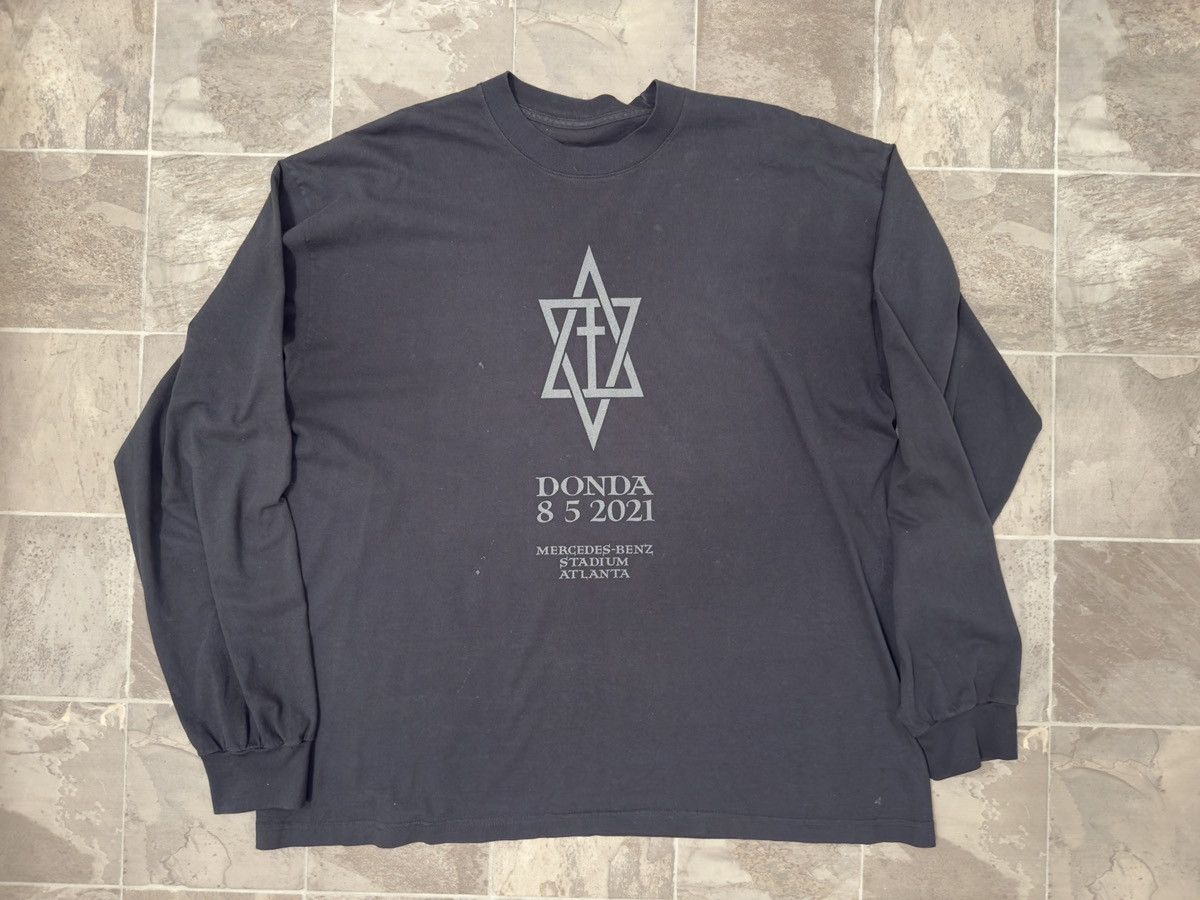 Kanye West DONDA LONG SLEEVE SIZE XL LISTENING PARTY YEEZY 350 V2 Size US XL / EU 56 / 4 - 1 Thumbnail