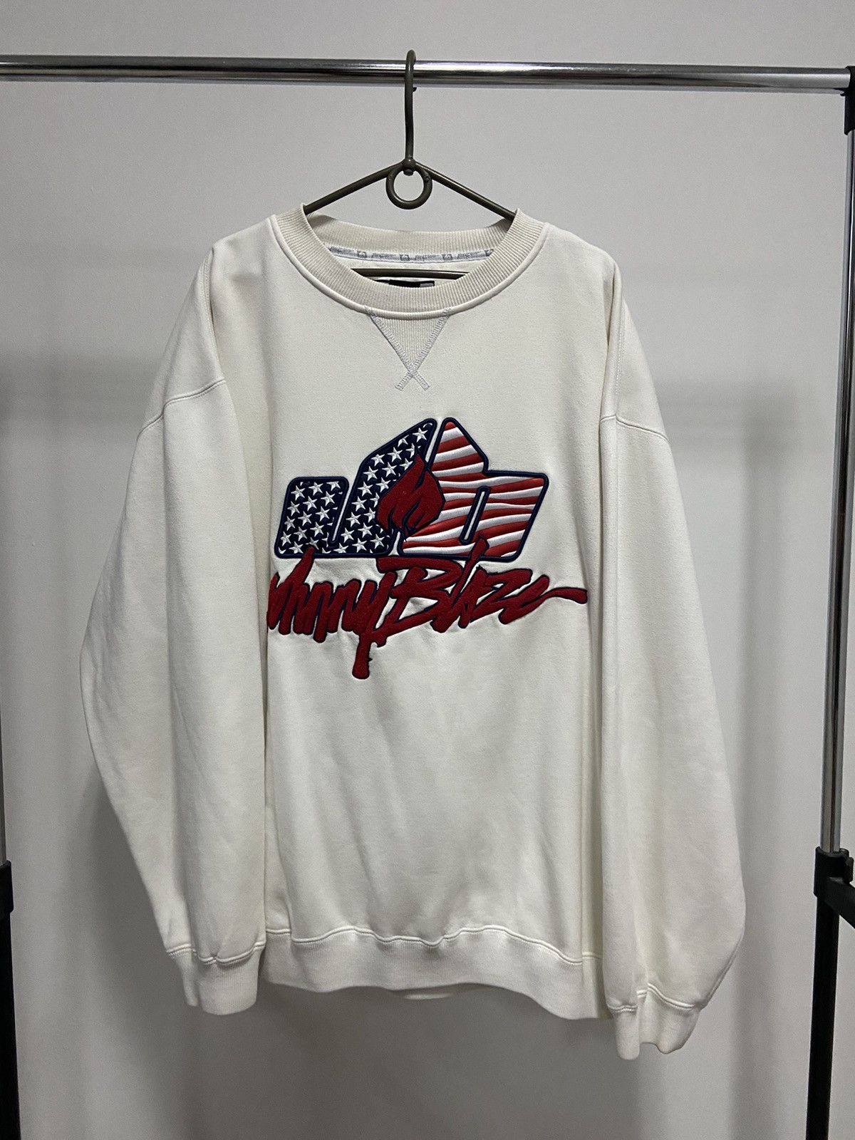 Japanese Brand × Vintage Johnny Blaze vintage skate sweatshirt big logo SK8 Size US XL / EU 56 / 4 - 1 Thumbnail