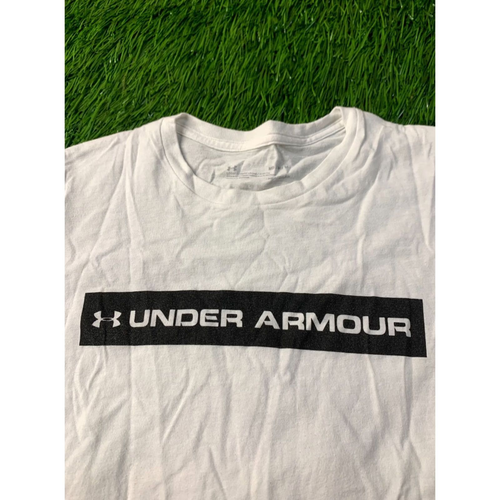 Under Armour UNDER ARMOUR HEATGEAR T-SHIRT Mens Casual Shirt Jersey White 2020 M Short Sleeve Crew Neck Classic Fit Size US M / EU 48-50 / 2 - 4 Thumbnail