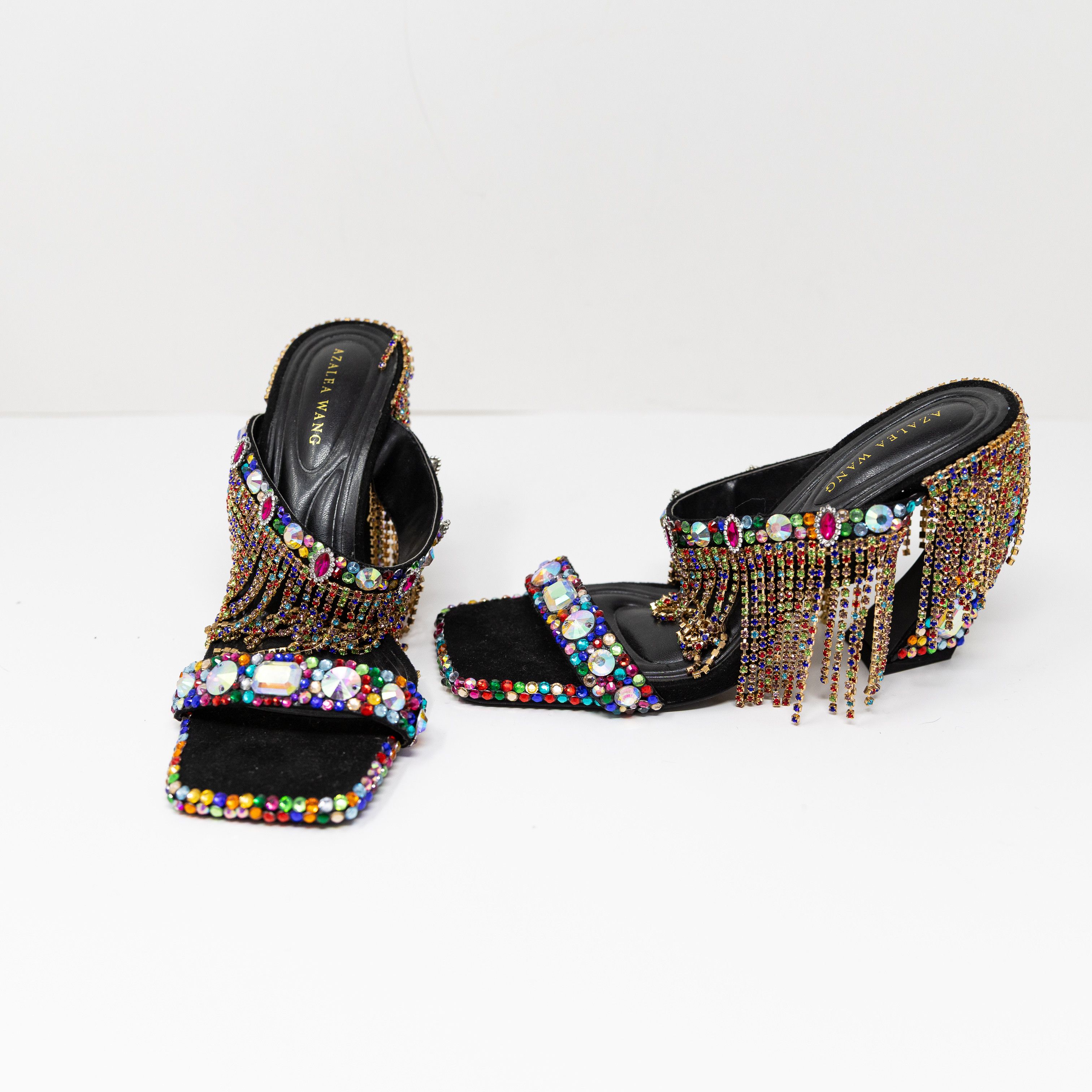 Azalea Wang NEW Azalea Wang Spiced Multi Embellished Size US 7.5 / IT 37.5 - 1 Thumbnail
