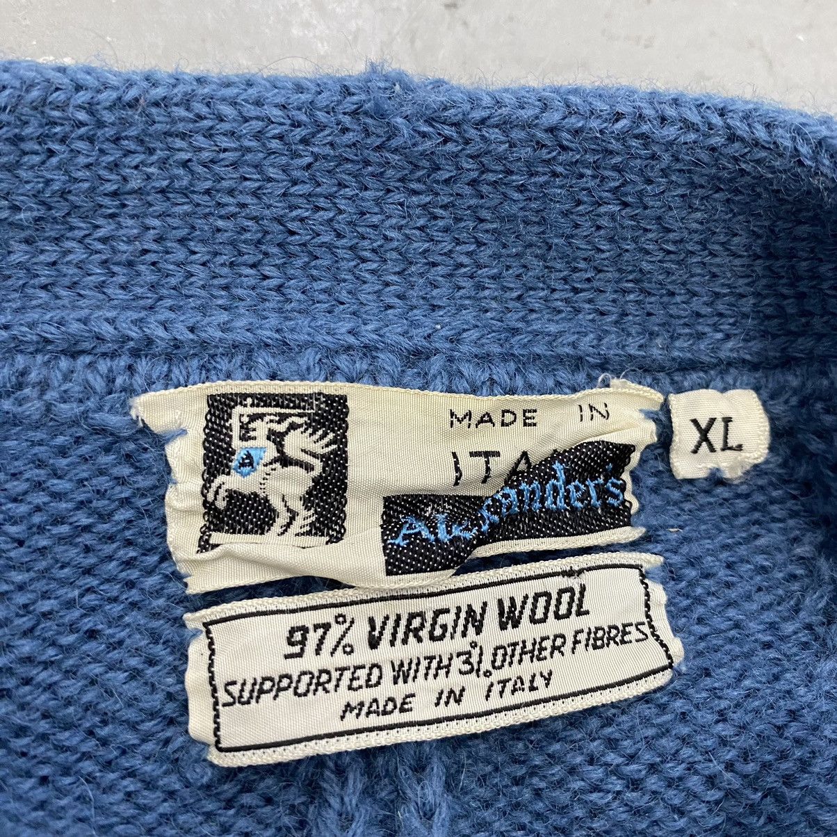 Japanese Brand × Vintage Vtg 50s 60s Italian Virgin Wool Cardigan Kurt Cobain Grunge Size US XL / EU 56 / 4 - 5 Thumbnail