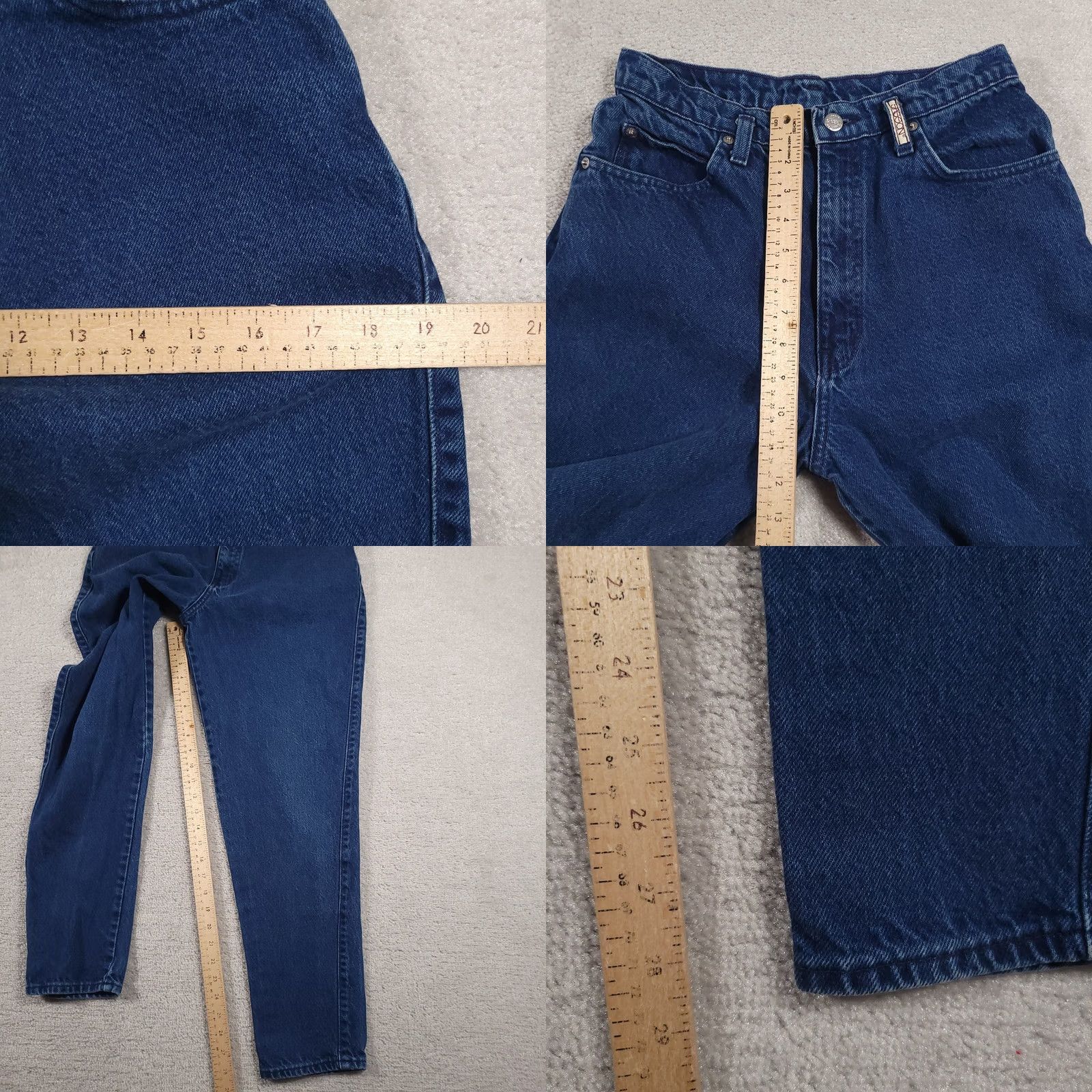 Vintage VINTAGE Sasson Jeans Blue High Waist Tapered Leg 11/12 28X29 USA Made Womens Men’s? Size 32" / US 10 / IT 46 - 8 Thumbnail