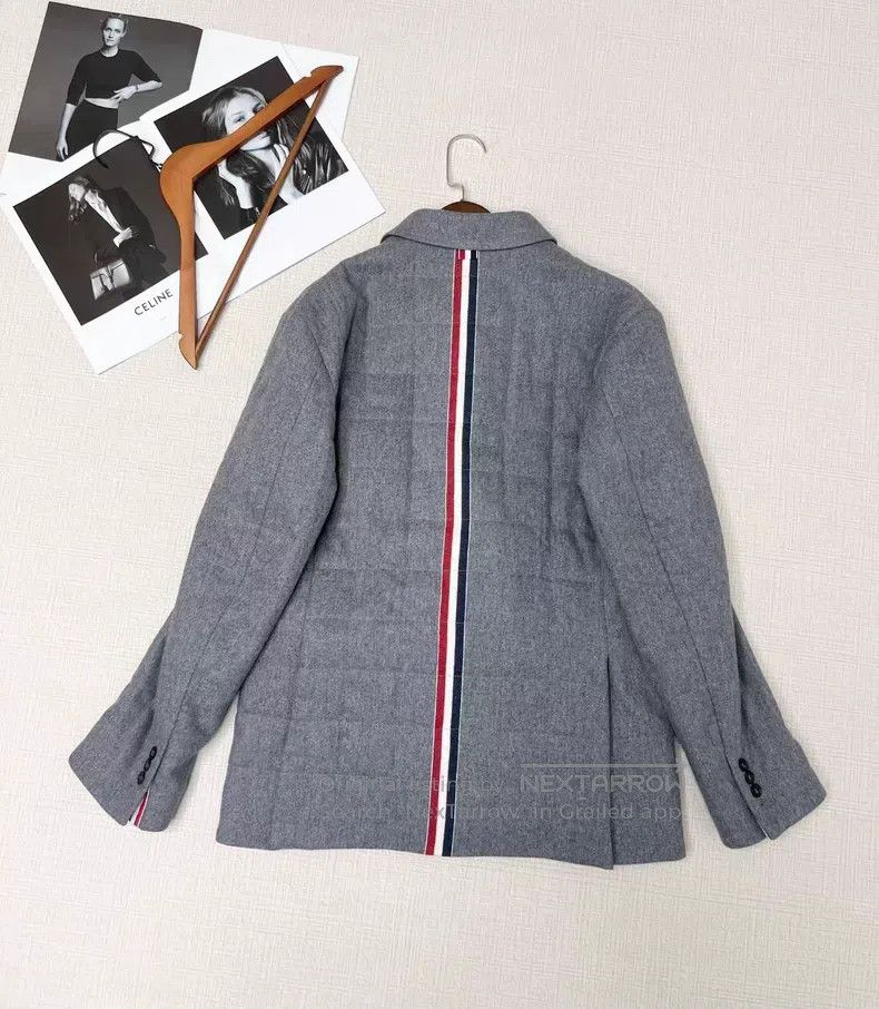 Thom Browne Thom Browne Striped Quilted Suit Jacket Size US S / EU 44-46 / 1 - 3 Thumbnail
