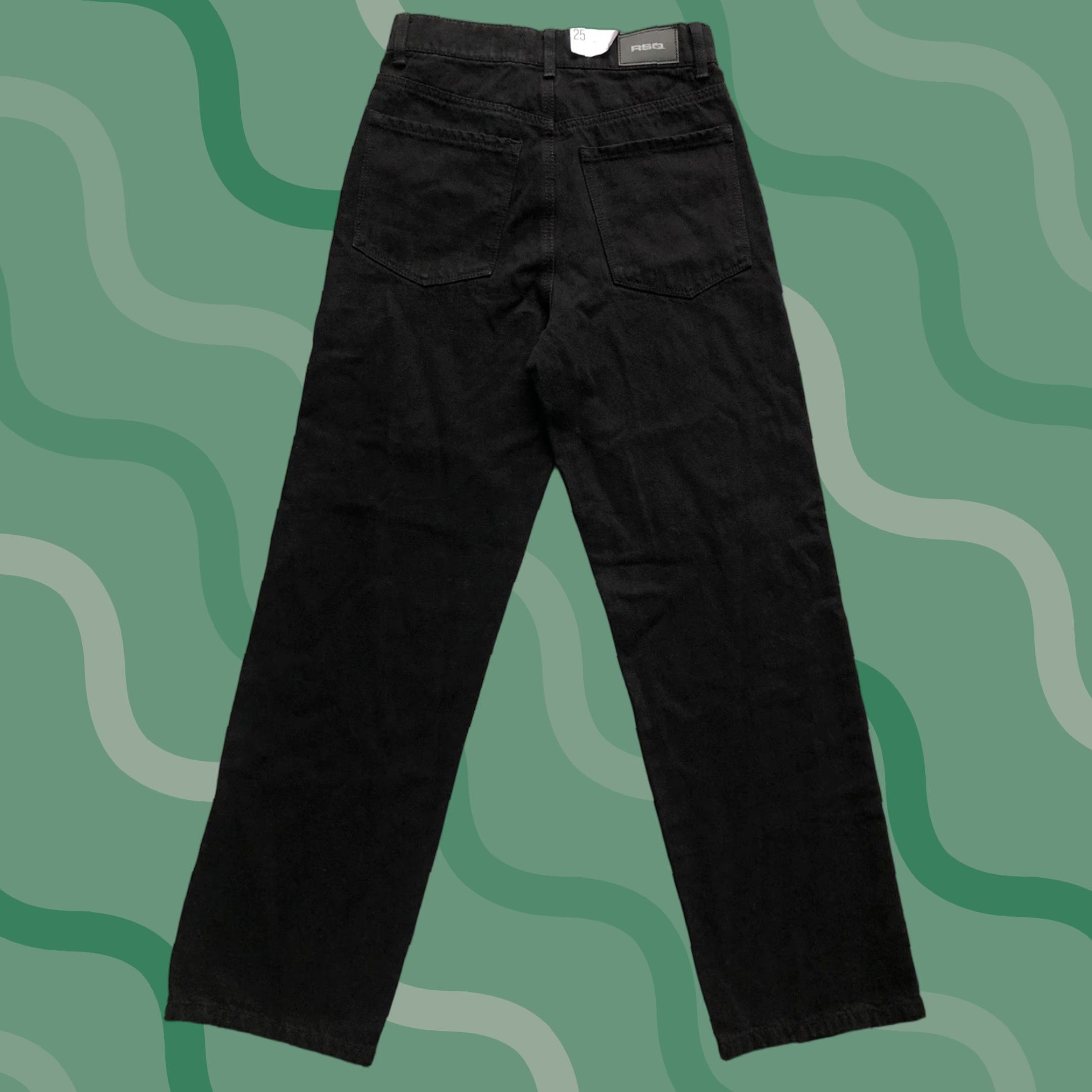 Rsq RSQ Jeans Baggy Black 25 Women 100% Cotton NWT Tilly’s 90s Punk Preppy MSRP 42.99 Regular Modern Casual Tilly’s Size 42" / US 20 - 1 Thumbnail