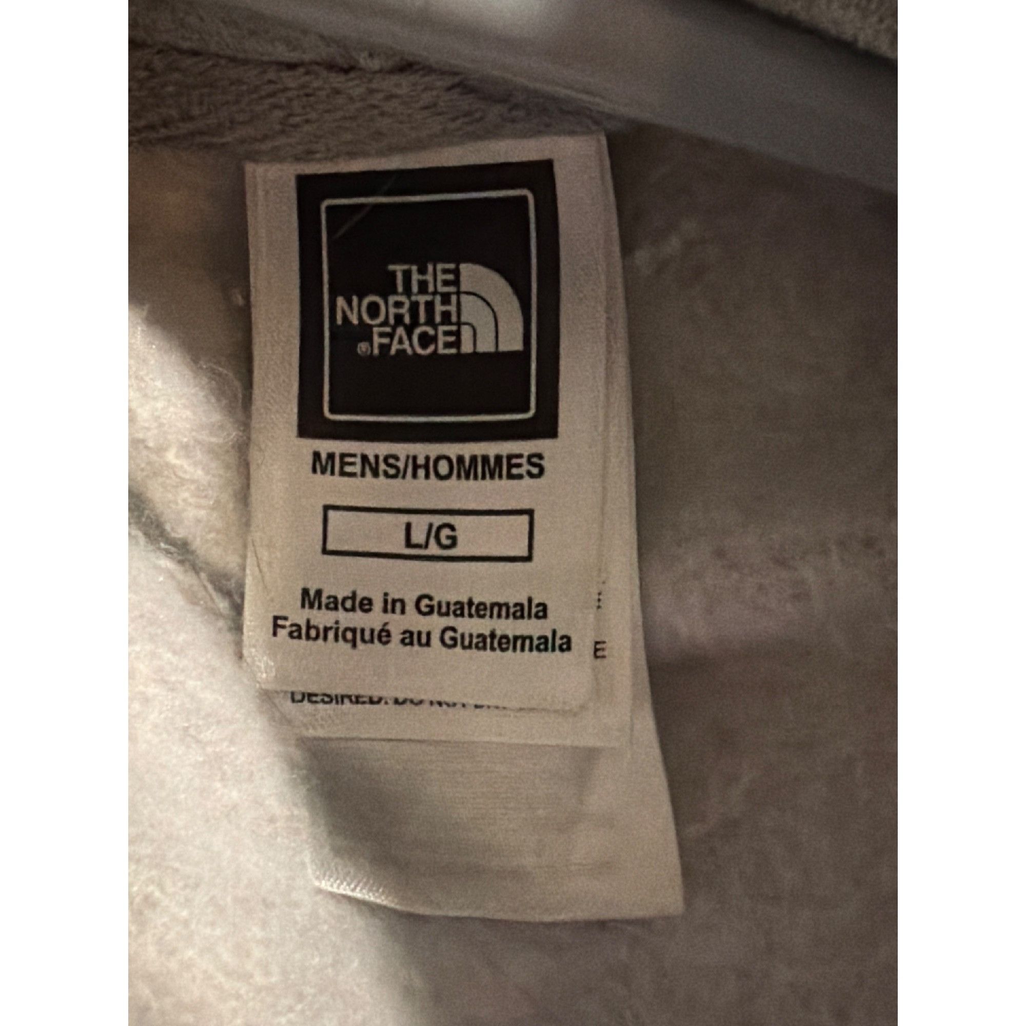 The North Face The North Face Gray Pullover Hoodie Kangaroo Pocket White Fr Size US L / EU 52-54 / 3 - 5 Thumbnail