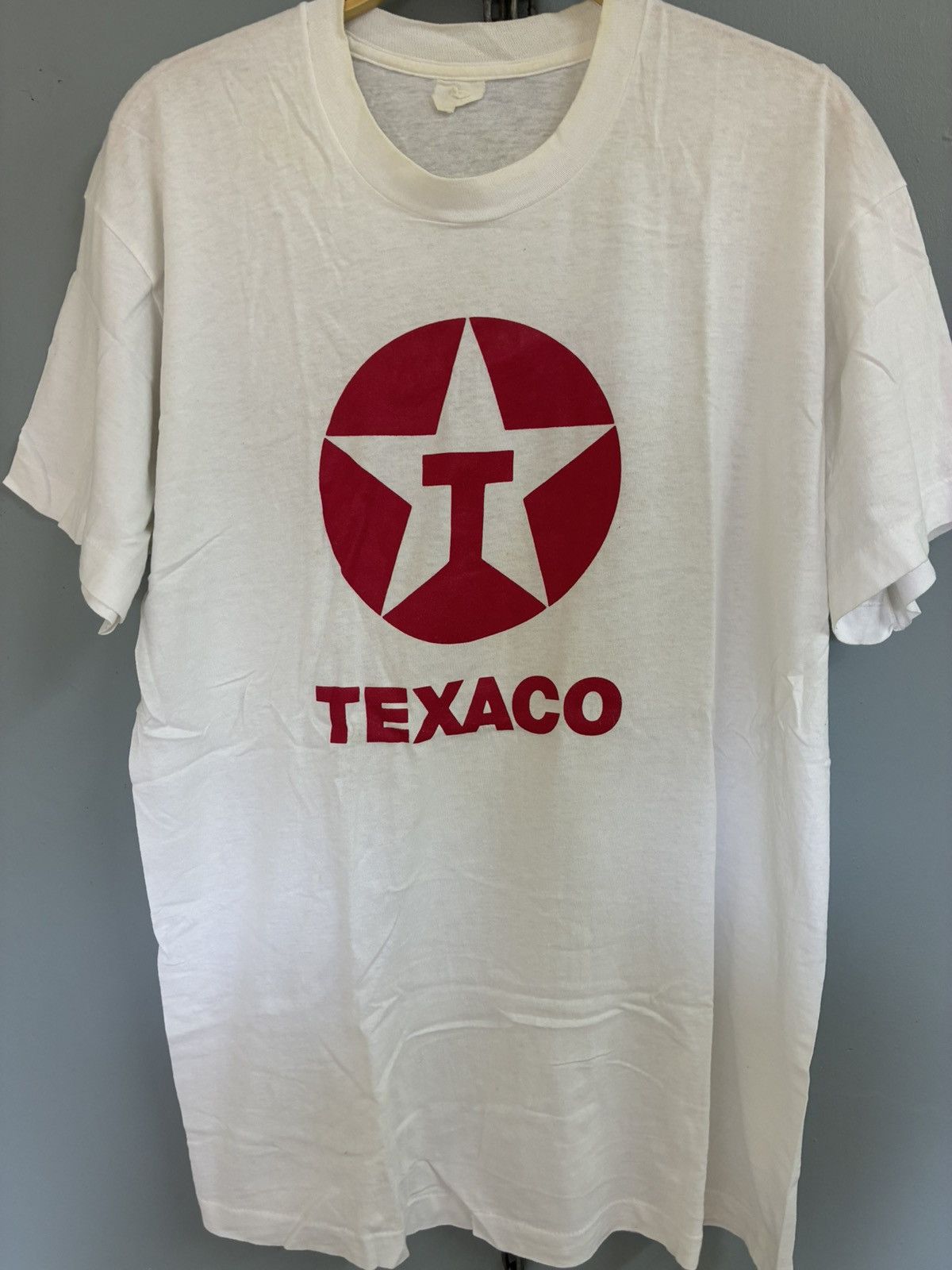 Vintage Vintage 90s Texaco t shirt Size US L / EU 52-54 / 3 - 3 Thumbnail
