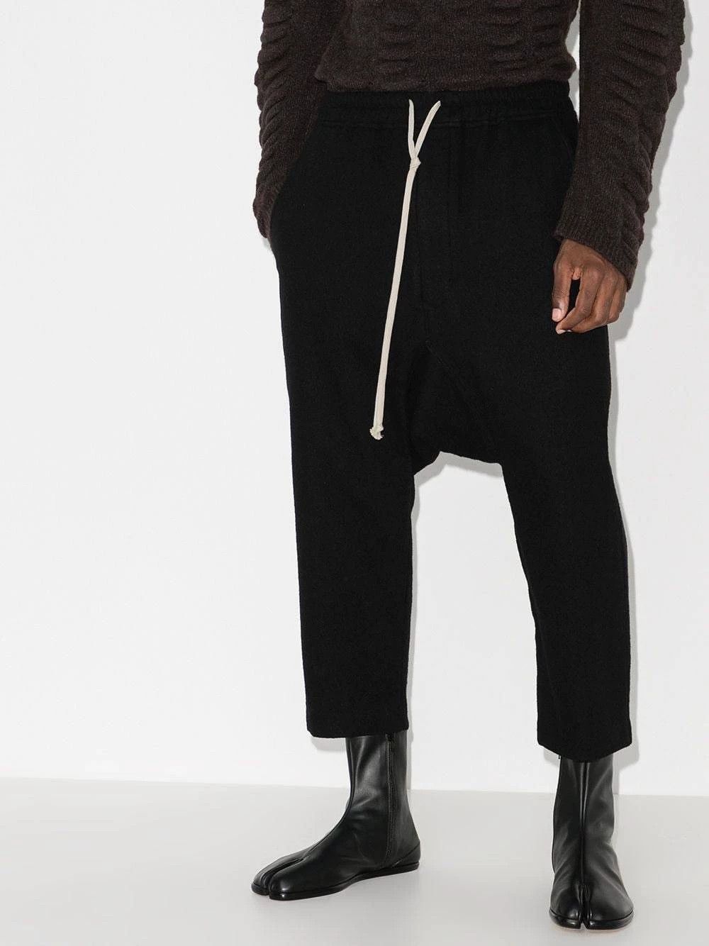 Rick Owens Rick Owens Drawstring Low Crotch Slouch Pants 52 02328 Size US 36 / EU 52 - 8 Thumbnail
