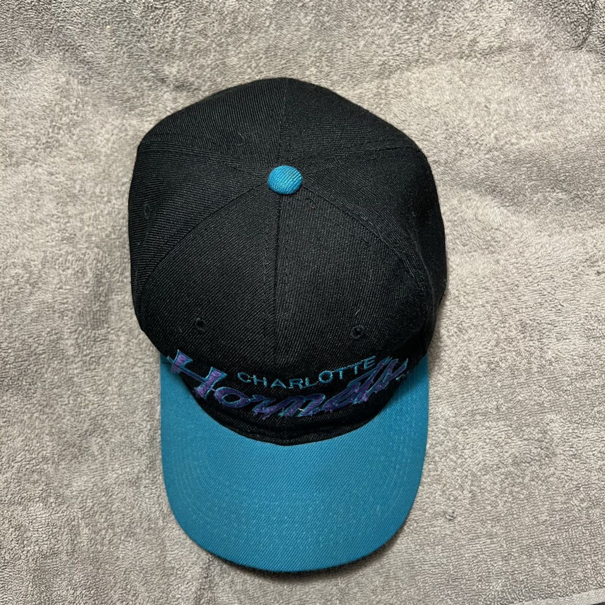 NBA Vintage 90s Charlotte Hornets Sports Specialties Hat Script Size ONE SIZE - 6 Thumbnail