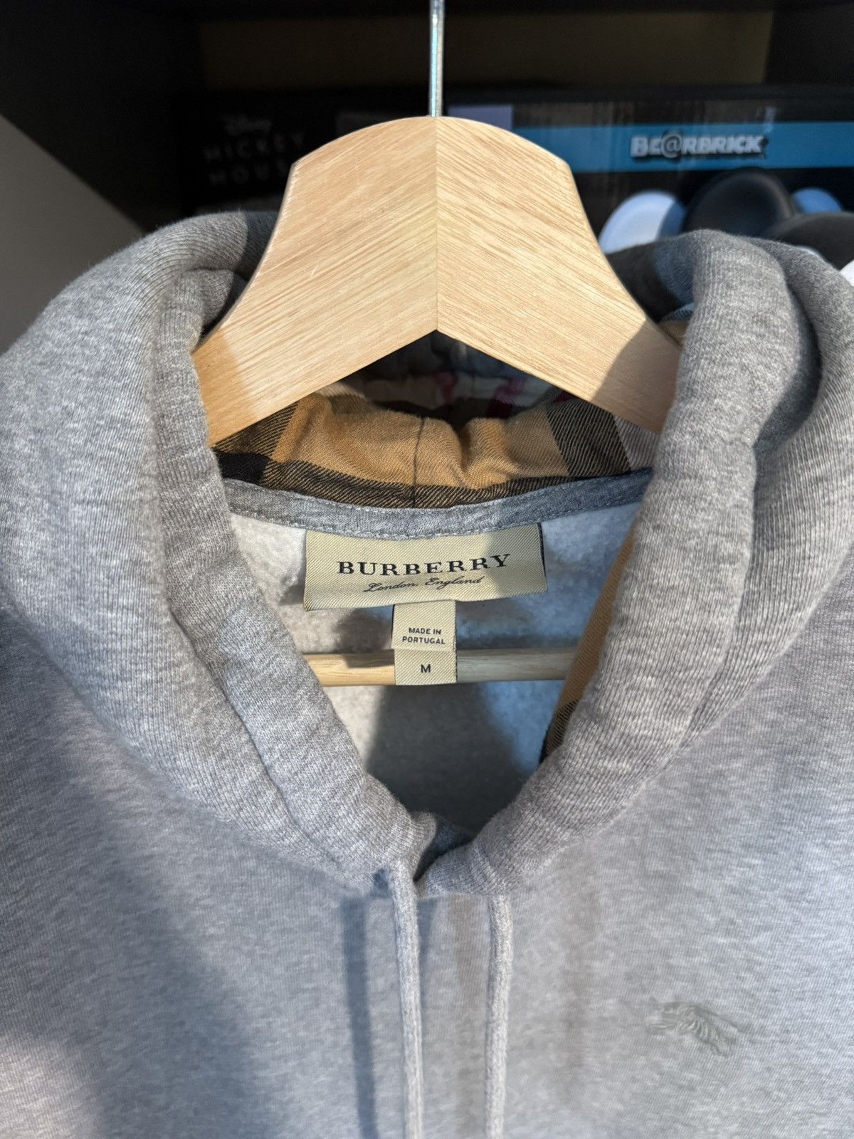 Burberry Burberry Grey Classic Logo Hoodie Size US M / EU 48-50 / 2 - 3 Thumbnail