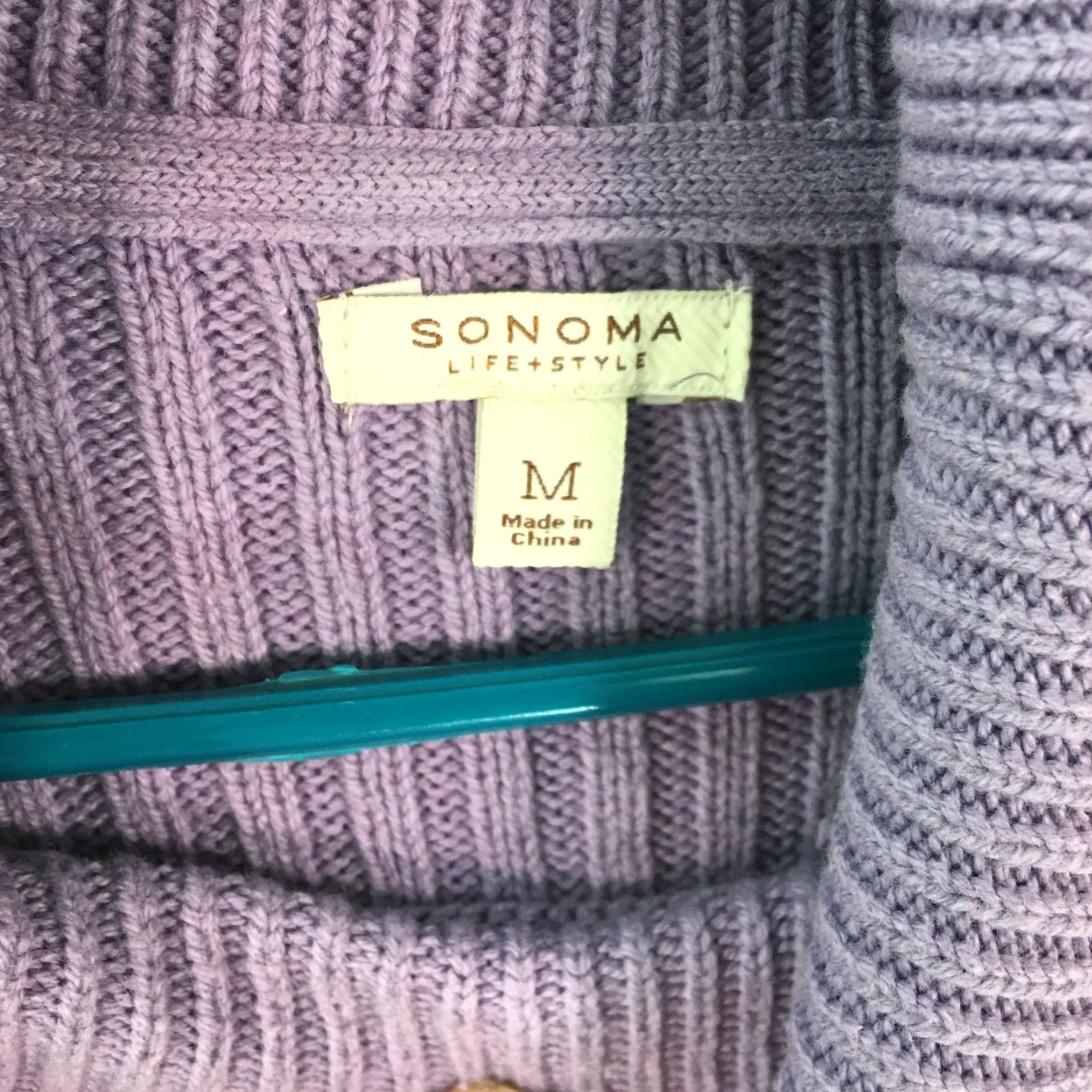 Vintage Sonoma Womens Sweater Turtle Neck Long Sleeve Ribbed Purple Pullover Size Medium Size M / US 6-8 / IT 42-44 - 4 Thumbnail