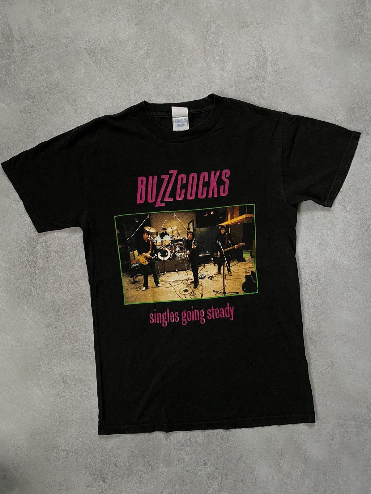Band Tees Y2K Buzzcocks Singles Going Steady Promo Tee Shirt Punk rock Size US S / EU 44-46 / 1 - 1 Thumbnail