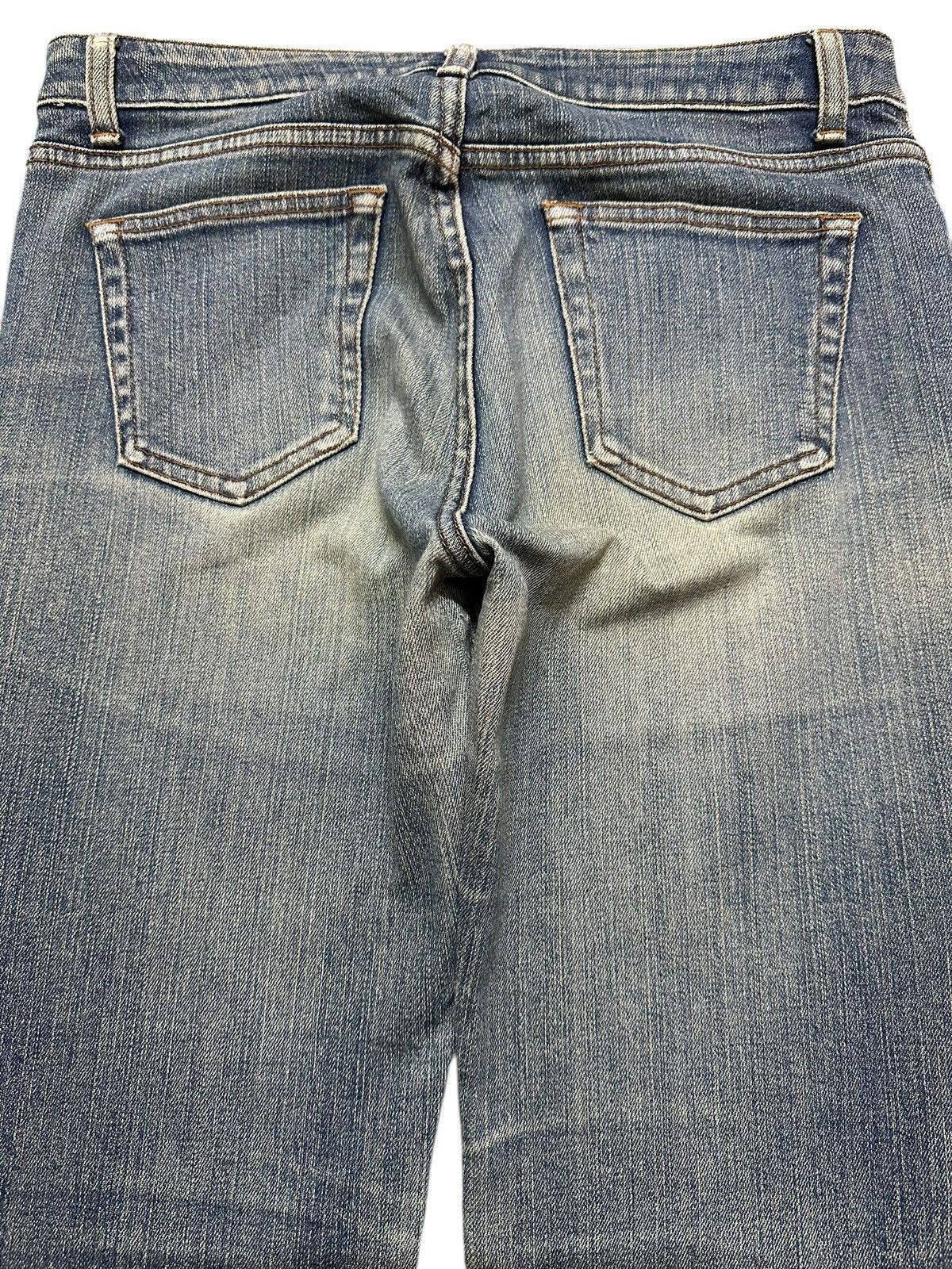Japanese Brand Vintage Japanese Brand Blue Faded Wash Whisker Style Bootcut Size US 31 - 5 Thumbnail