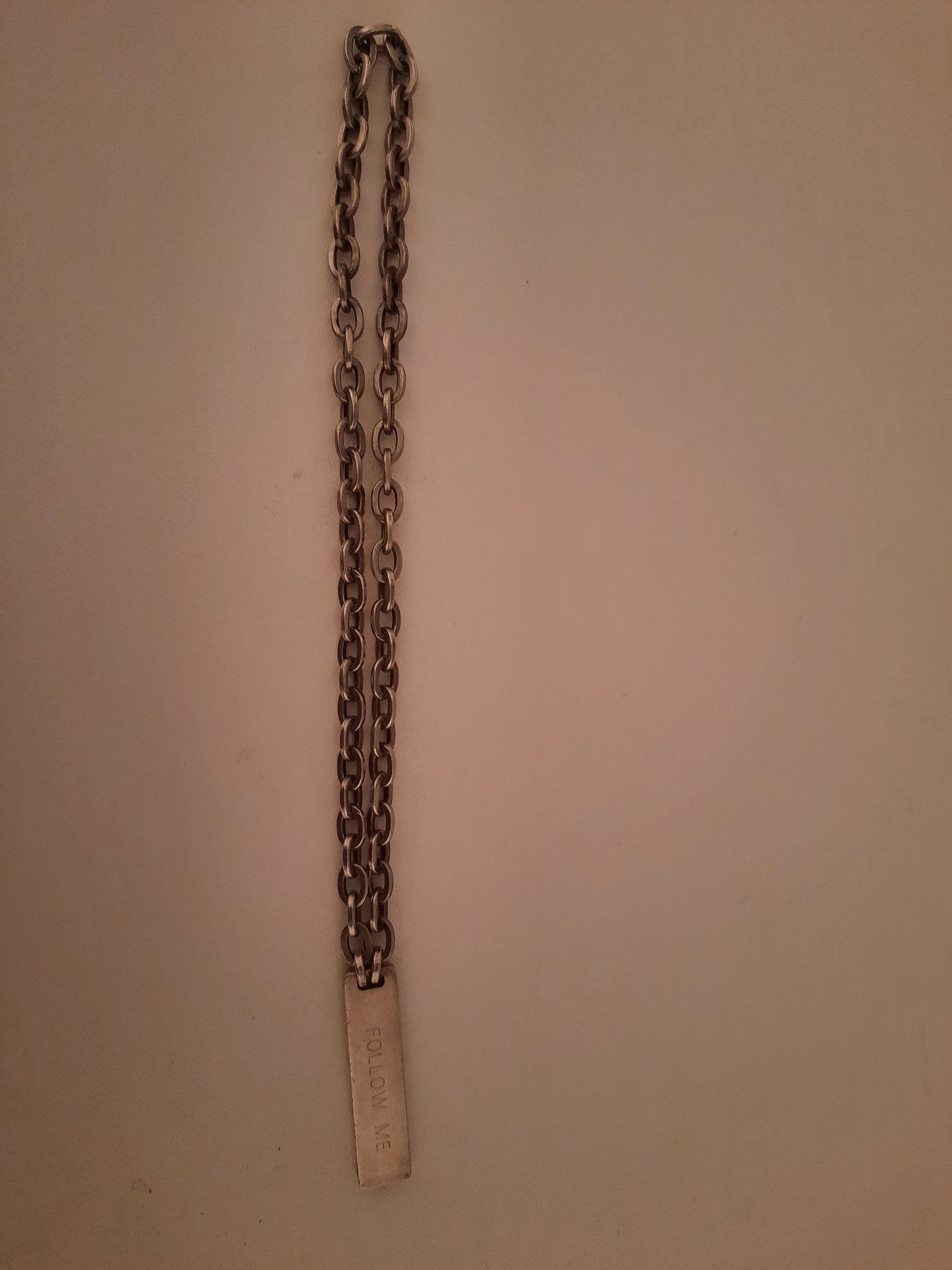 Dior × Hedi Slimane SS03 Dior Homme Hedi Slimane Sterling Silver Chain Size ONE SIZE - 8 Thumbnail