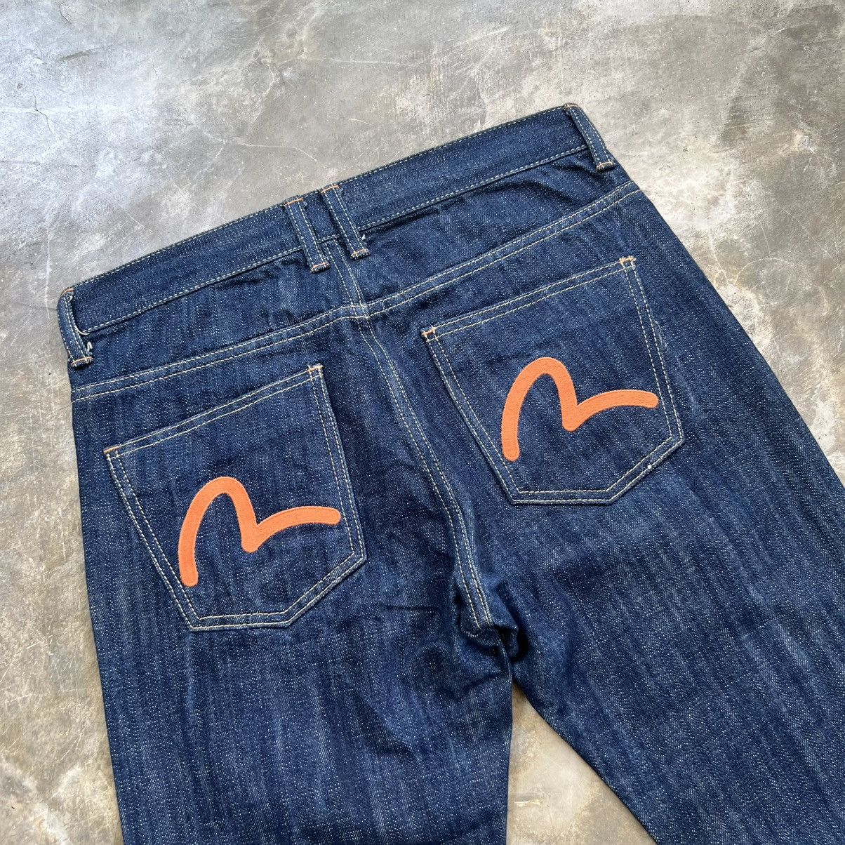 Japanese Brand Evisu Double logo Embroidery Pocket Jeans Size US 30 / EU 46 - 4 Thumbnail