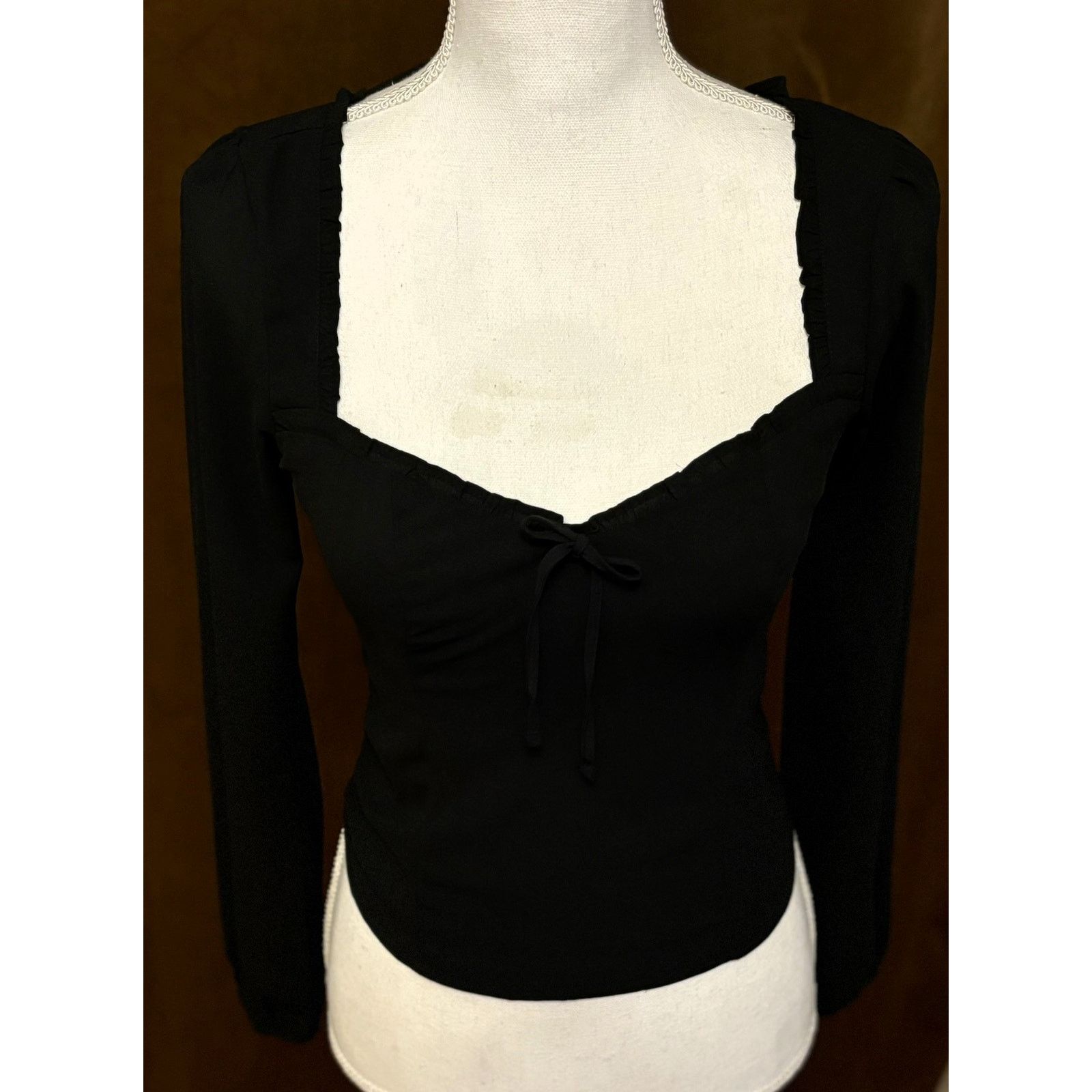Abercrombie & Fitch Abercrombie & Fitch Sweetheart Neck Blouse Women Size XS Size XS / US 0-2 / IT 36-38 - 5 Thumbnail