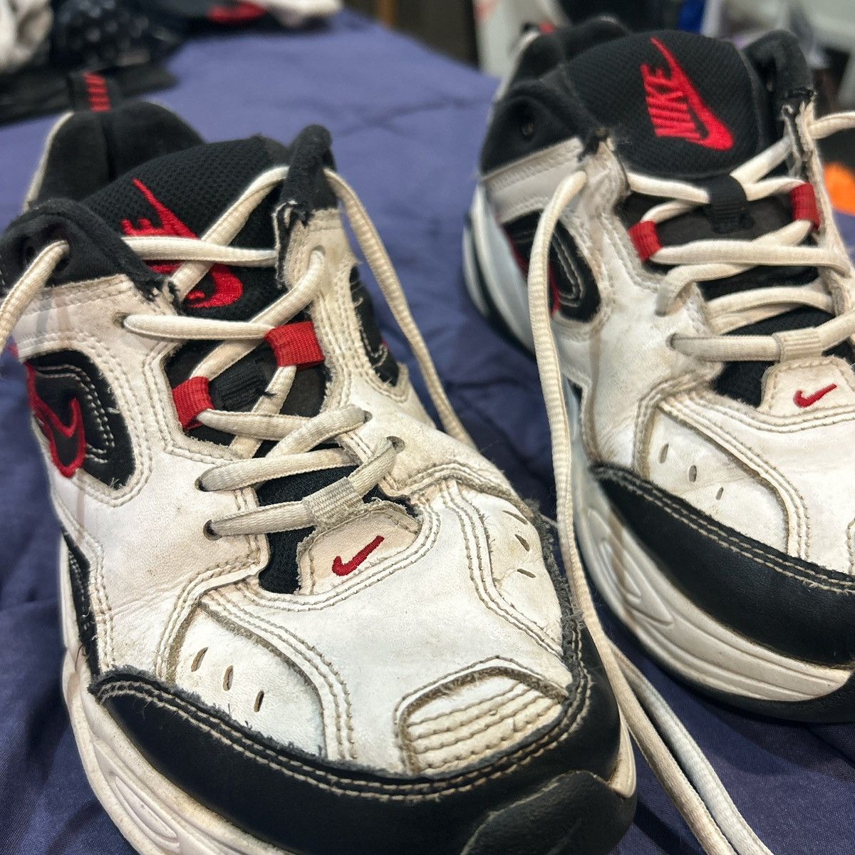 Nike Nike MK2 white and red trainers Size US 6 / EU 39 - 2 Thumbnail