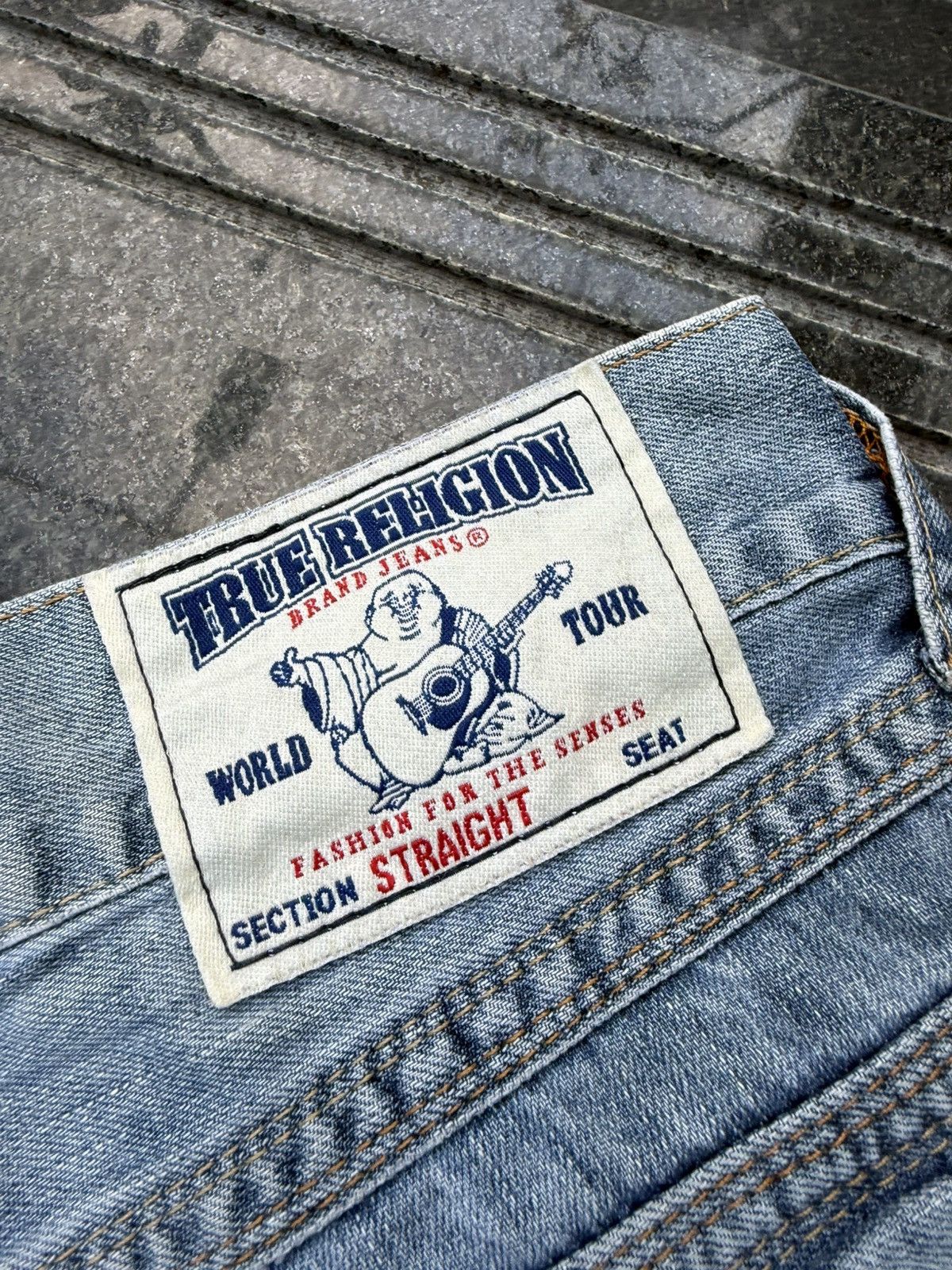 True Religion 90’s TRUE RELIGION RARE POCKET LOGO Y2K VINTAGE DENIM PANTS Size US 30 / EU 46 - 6 Thumbnail