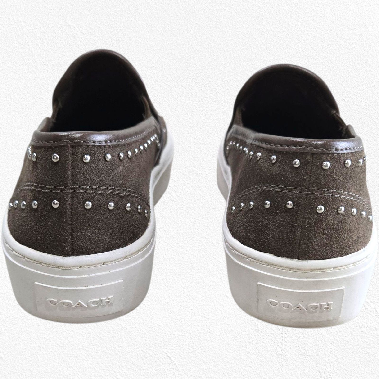Coach Coach Cameron Studded Suede Platform Sneakers 5M EU 35 Size US 5 / IT 35 - 4 Thumbnail