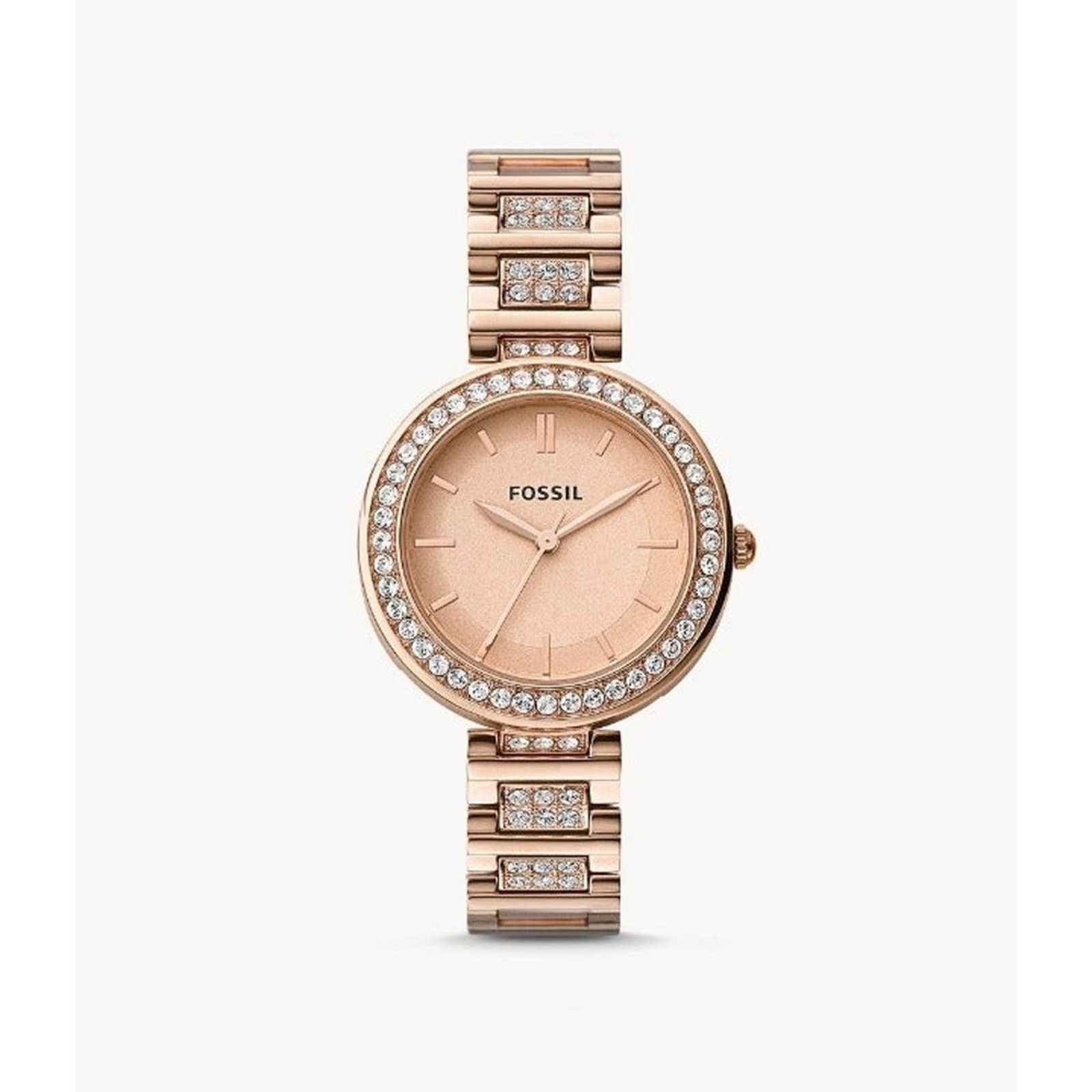 Fossil Fossil BQ3181 Karli Three-Hand Rose Gold Size ONE SIZE - 2 Thumbnail