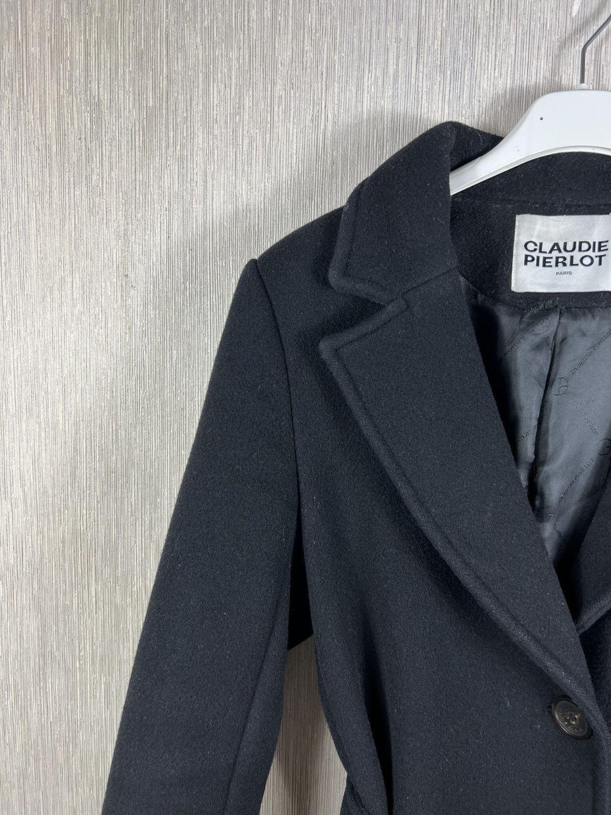 Other Claudie Pierlot Paris long wool coat parka designer jacket Size XS / US 0-2 / IT 36-38 - 5 Thumbnail