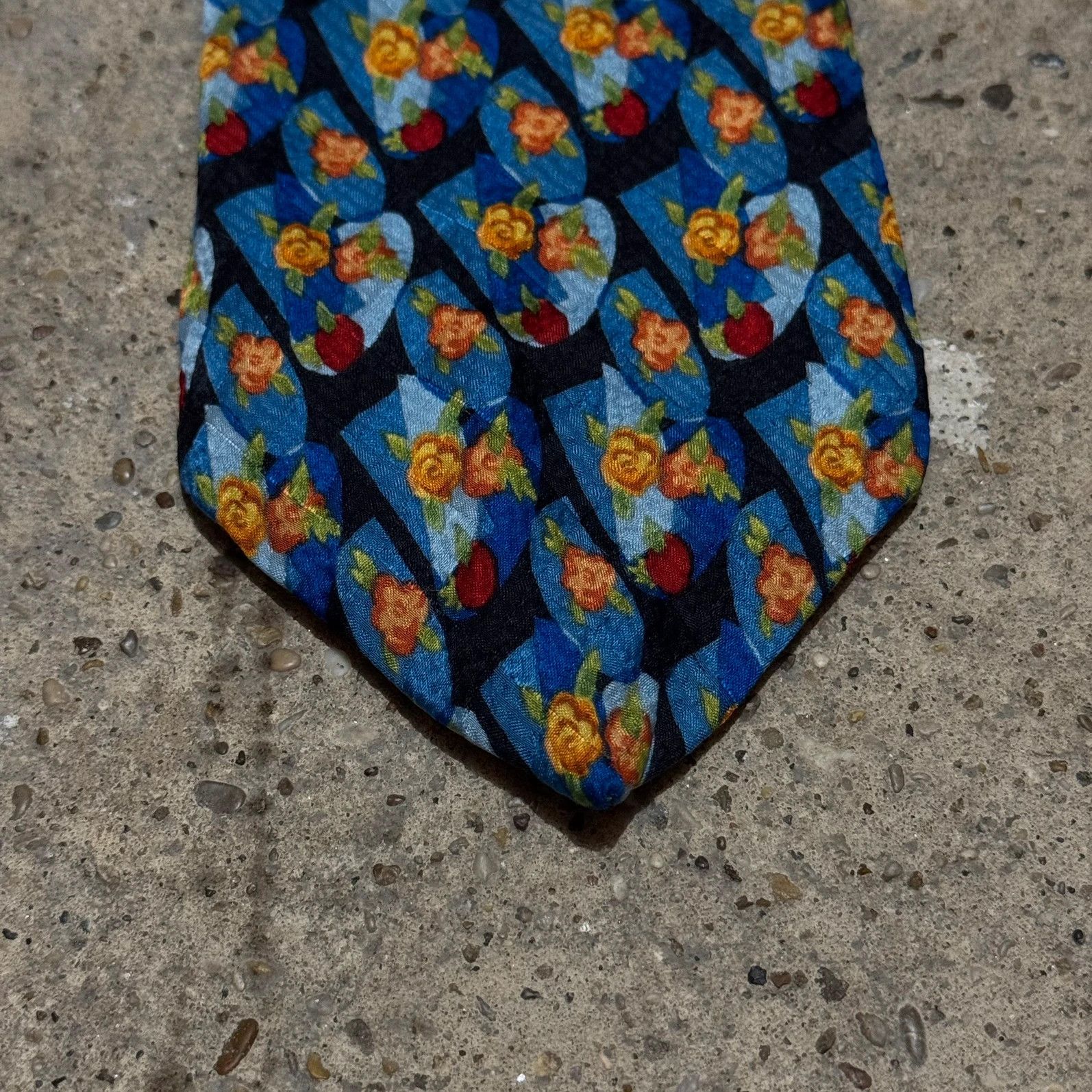 Givenchy Vintage Givenchy floral silk tie Size ONE SIZE - 3 Thumbnail