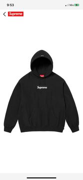 Supreme Box Logo Hoodie Black | Grailed