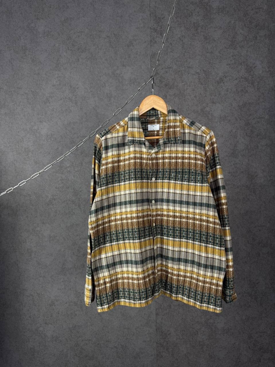 Percival Percival designer flannel shirt Size US S / EU 44-46 / 1 - 1 Thumbnail