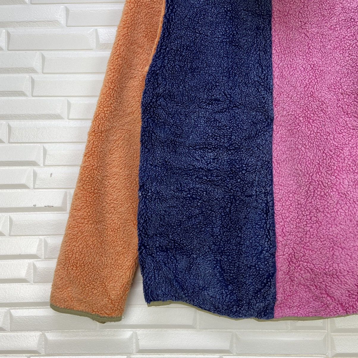 Japanese Brand × go slow caravan Colourful🔥Go Slow Caravan Color Block Fleece Sherpa Jacket Size US S / EU 44-46 / 1 - 11 Thumbnail