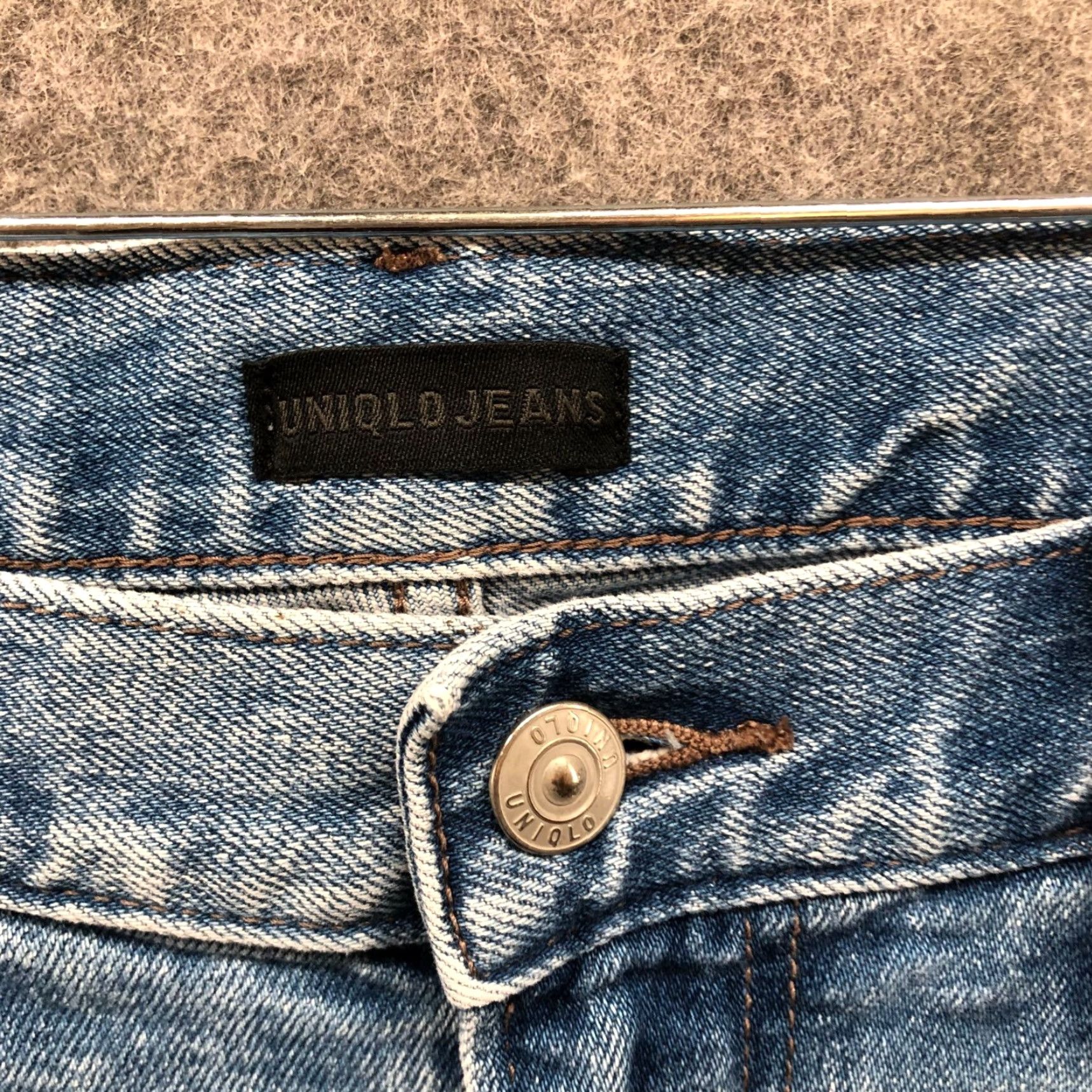 Uniqlo Uniqlo Slim Fit Jeans Mens 30 x 31 Blue Light Wash Stretch Distressed Denim 5-Pocket Jeans Mens Regular Size 30 Boys? (no) Size US 30 / EU 46 - 6 Thumbnail
