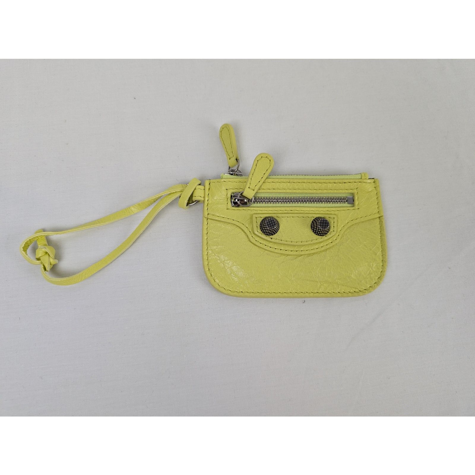 Balenciaga o1rshd1 Q:2 /Size:OS/ Arena Lamb LE Cagole Coin Purse Wallet Size ONE SIZE - 1 Thumbnail
