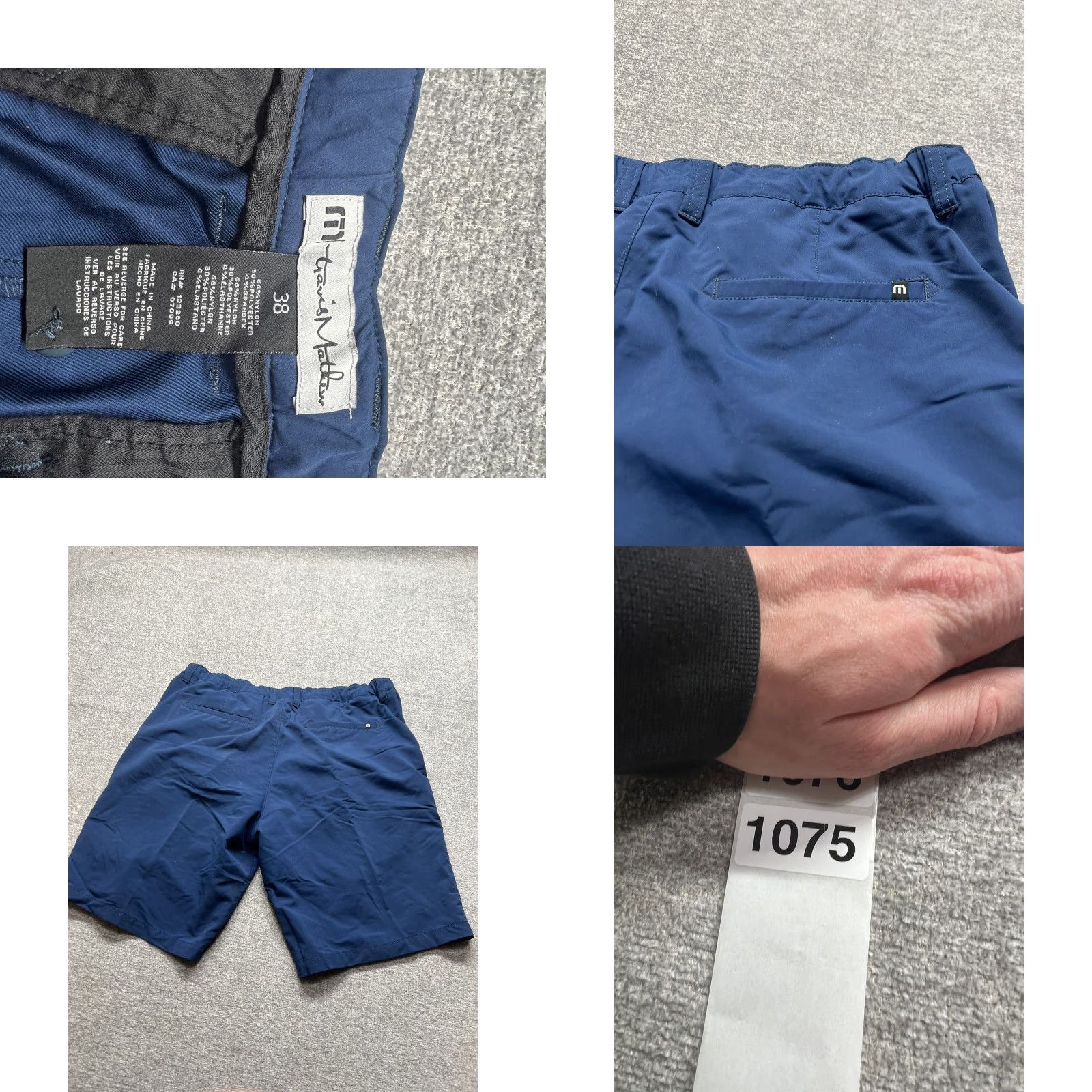 TravisMathew Travis Mathew Street Art Golf Shorts Men’s 38 Navy Blue Size US 38 / EU 54 - 8 Thumbnail