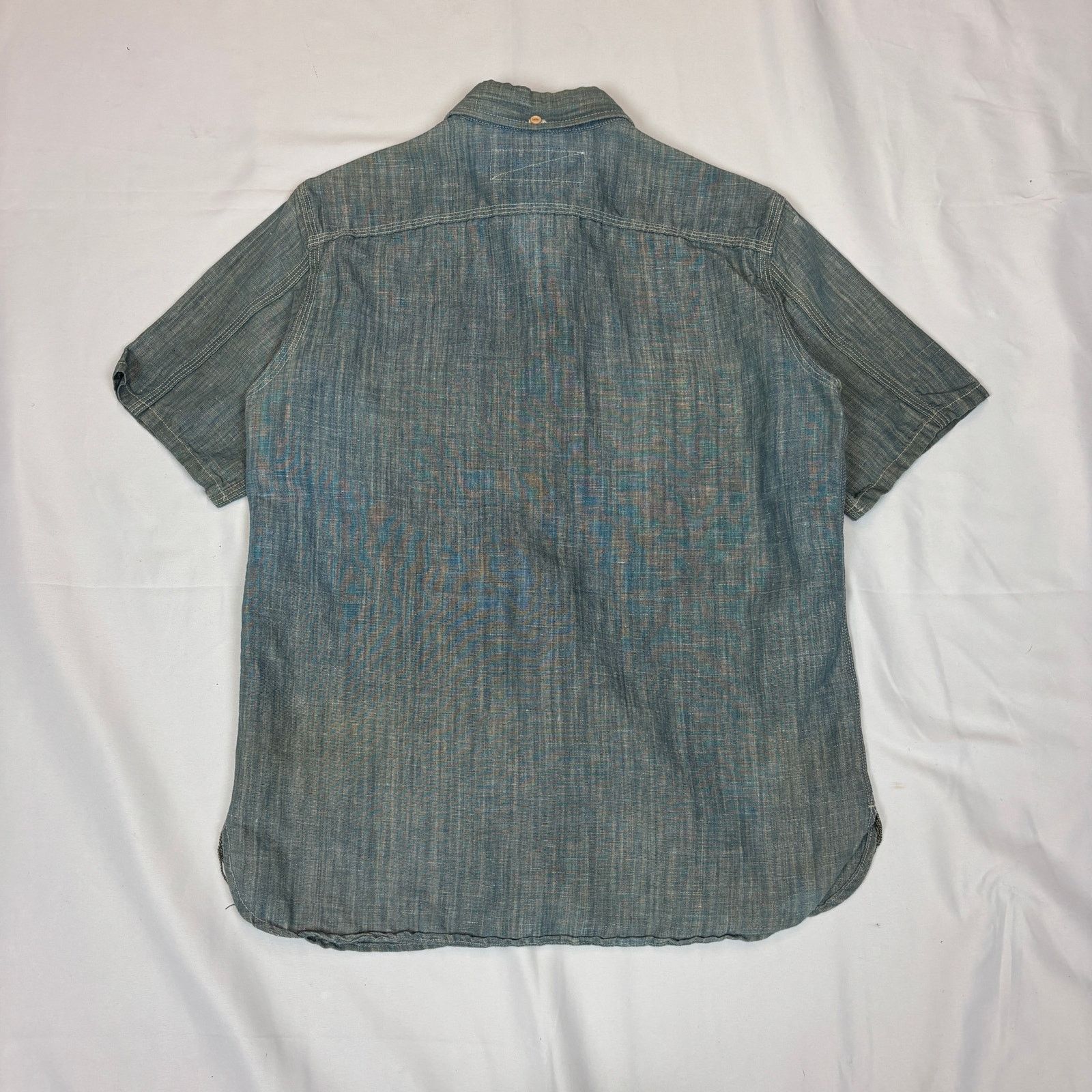 Rogue Territory Work Shirt Men's Medium Chambray Selvedge