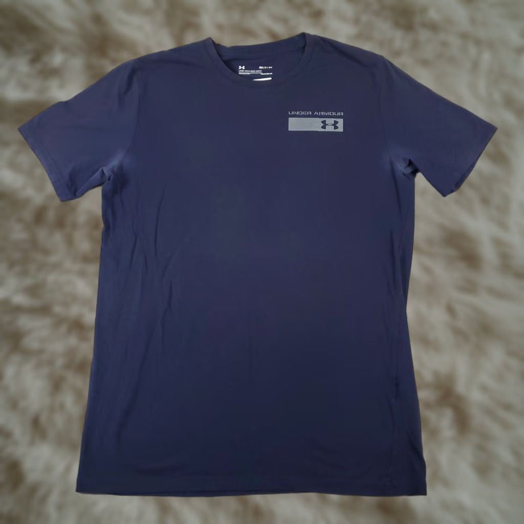 Under Armour Under Armour T-Shirt Mens Small Blue Casual Short Sleeve Graphic Sports Size US S / EU 44-46 / 1 - 1 Thumbnail