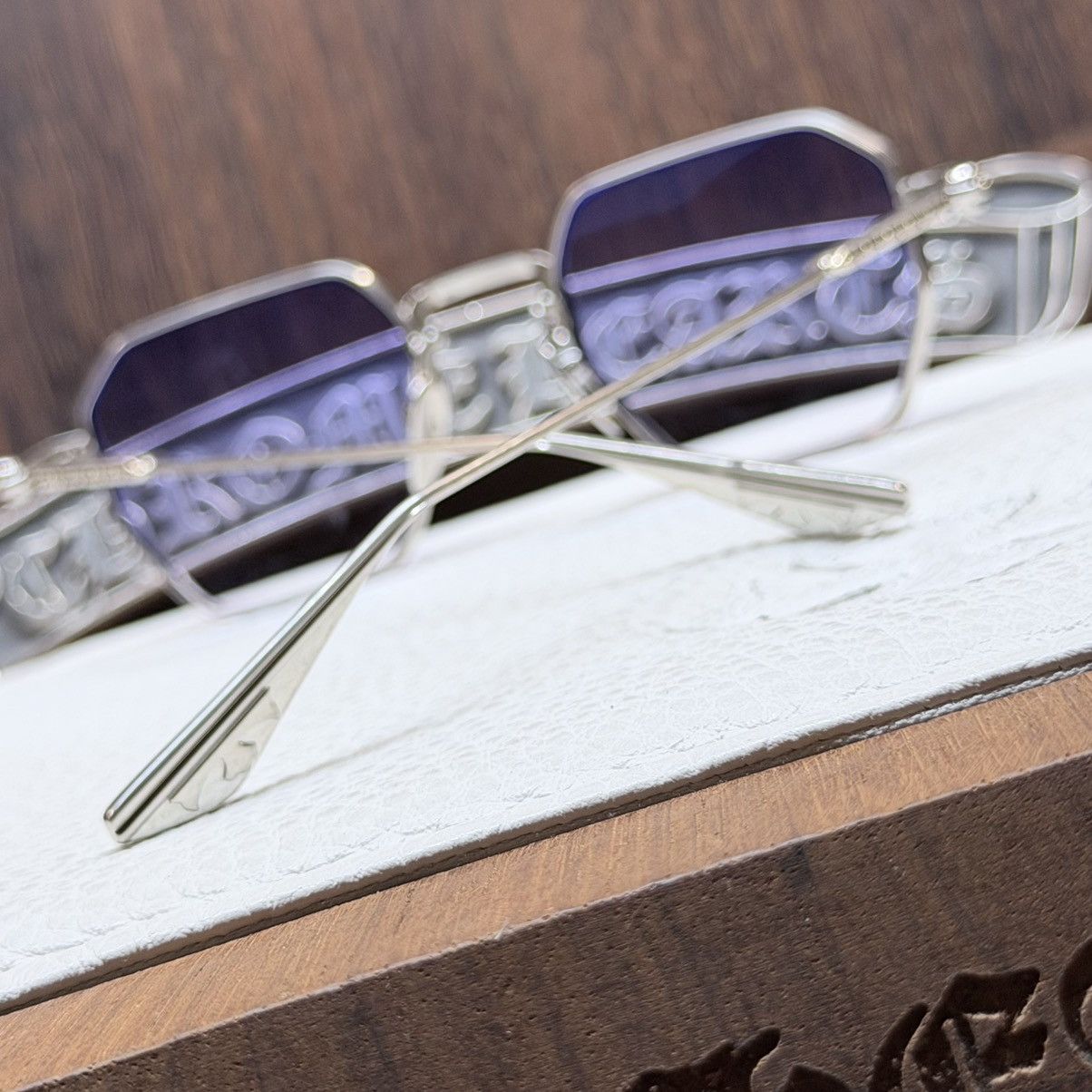 Chrome Hearts Chrome Hearts LUMP 1/1 ‘Lilac’ Sunglasses Size ONE SIZE - 10 Thumbnail