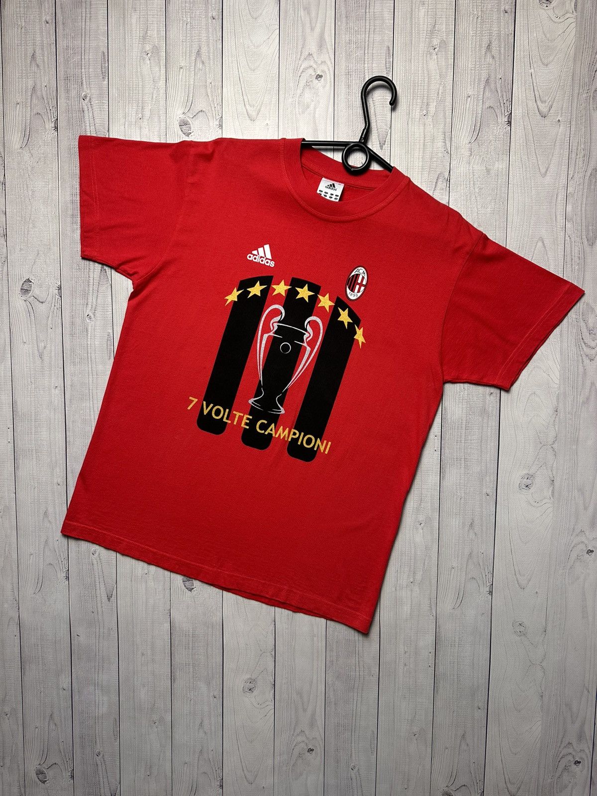 Adidas × Vintage Vintage AC Milan Champions League winners soccer tee Adidas Size US S / EU 44-46 / 1 - 1 Thumbnail