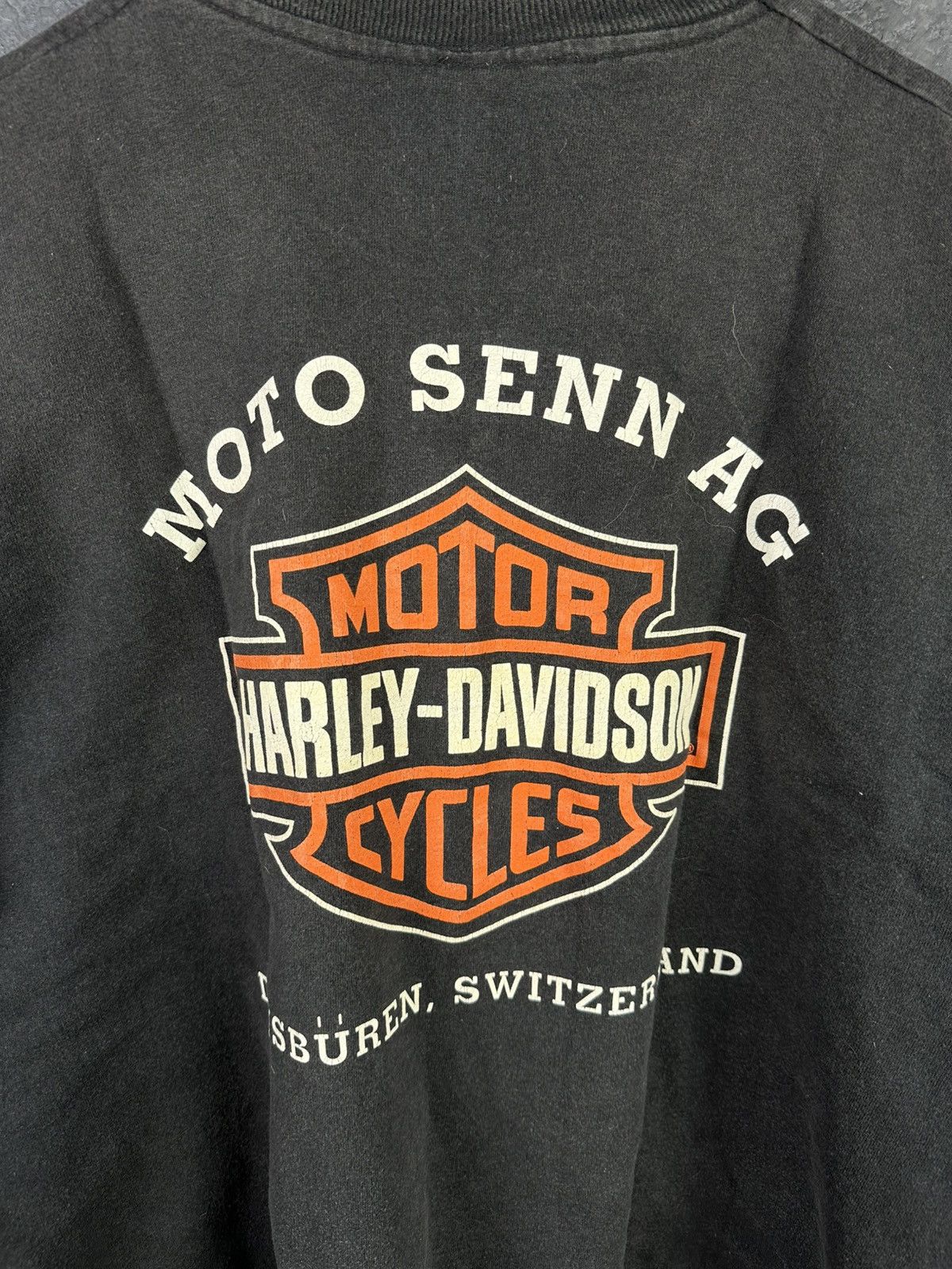 Harley Davidson × Vintage Harley Davidson Motorcycle - 1997 T-shirt Made in USA Size US XL / EU 56 / 4 - 7 Thumbnail