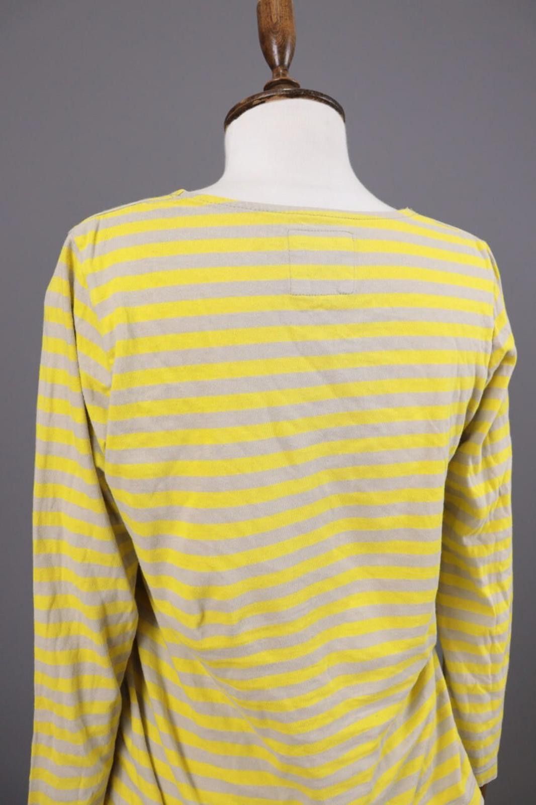 Designer Gudrun Sjorden Yellow Striped Tunic Shirt Size Size S Size M / US 6-8 / IT 42-44 - 12 Thumbnail