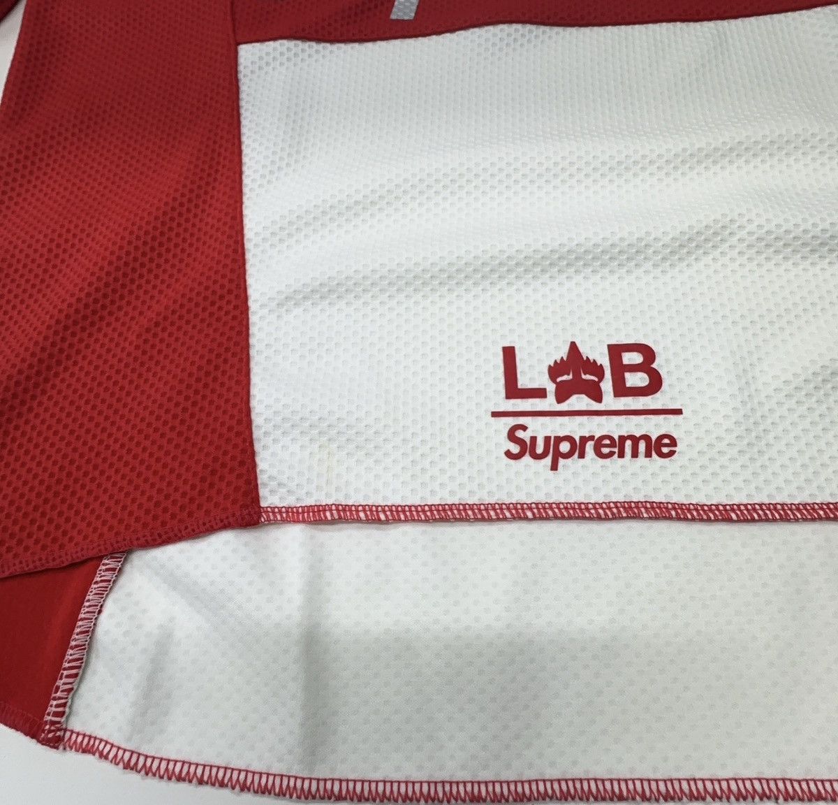 Fox Racing × Supreme Supreme Fox racing moto Jersey top white red Size US S / EU 44-46 / 1 - 4 Thumbnail