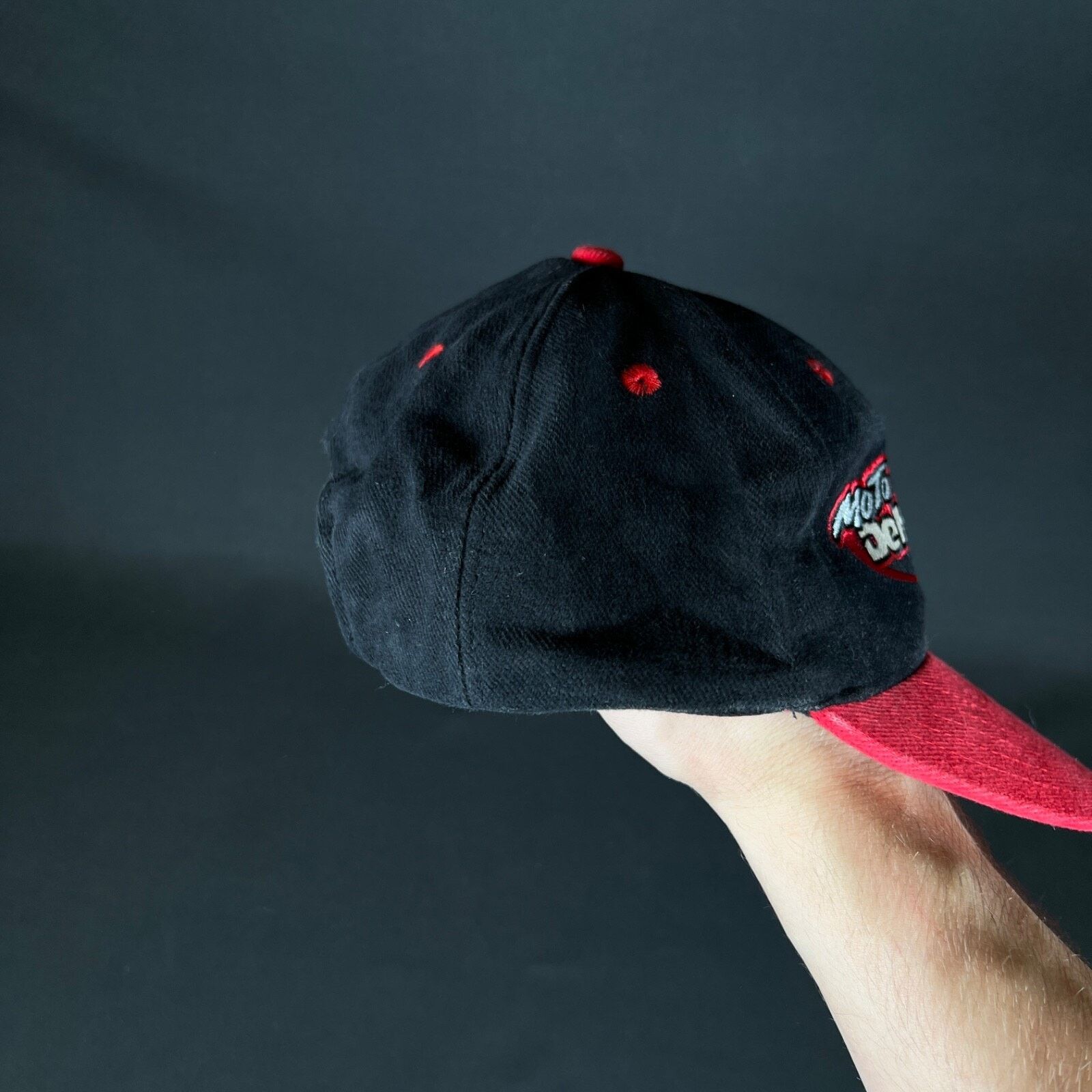 Vintage team DeMarini Motocross l black cap hat vintage snapback Size ONE SIZE - 3 Thumbnail