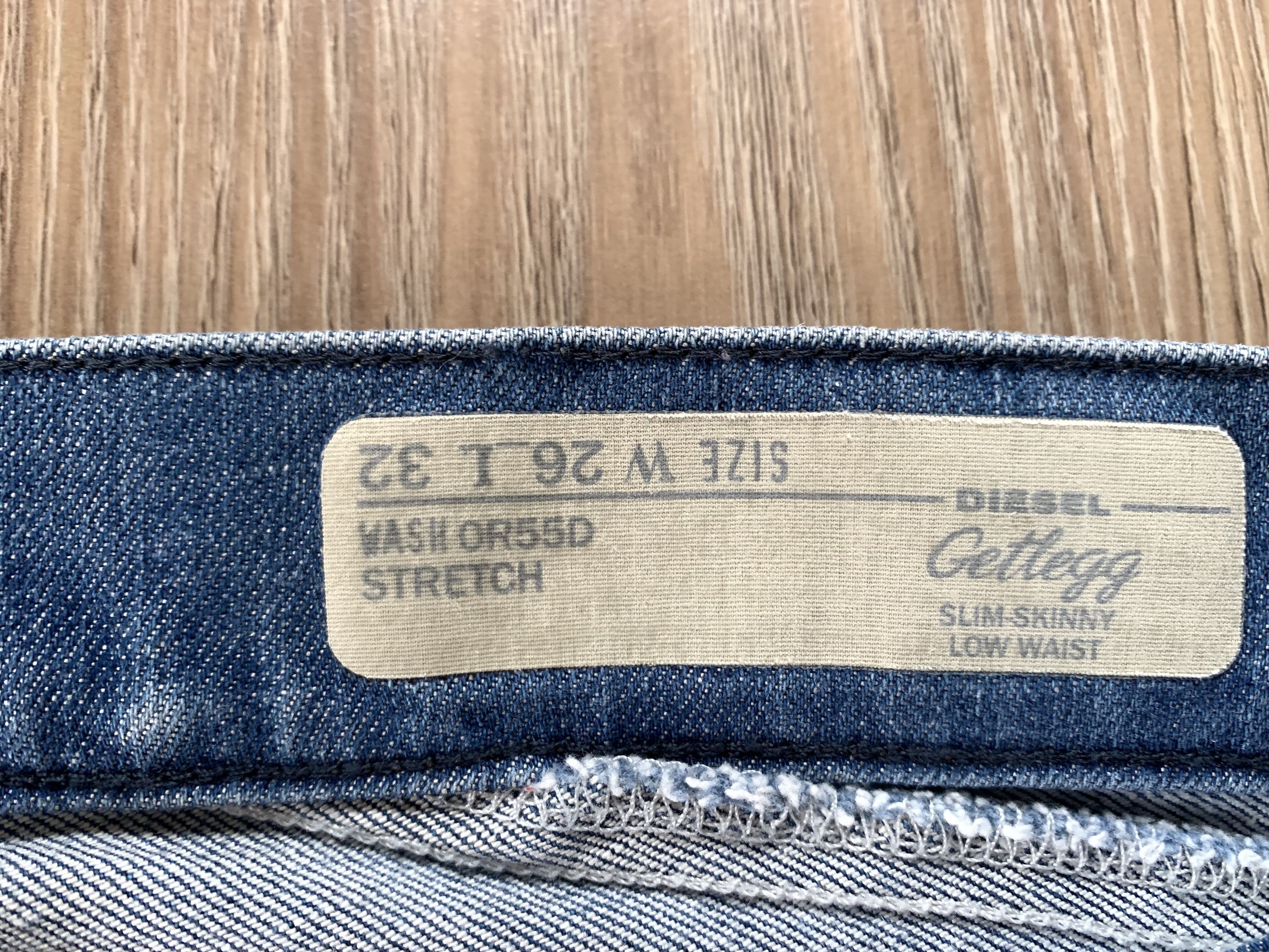 Diesel × Vintage Vintage Diesel Getlegg Slim Skinny Stretch Womens Jeans Size 26" / US 2 / IT 38 - 8 Thumbnail