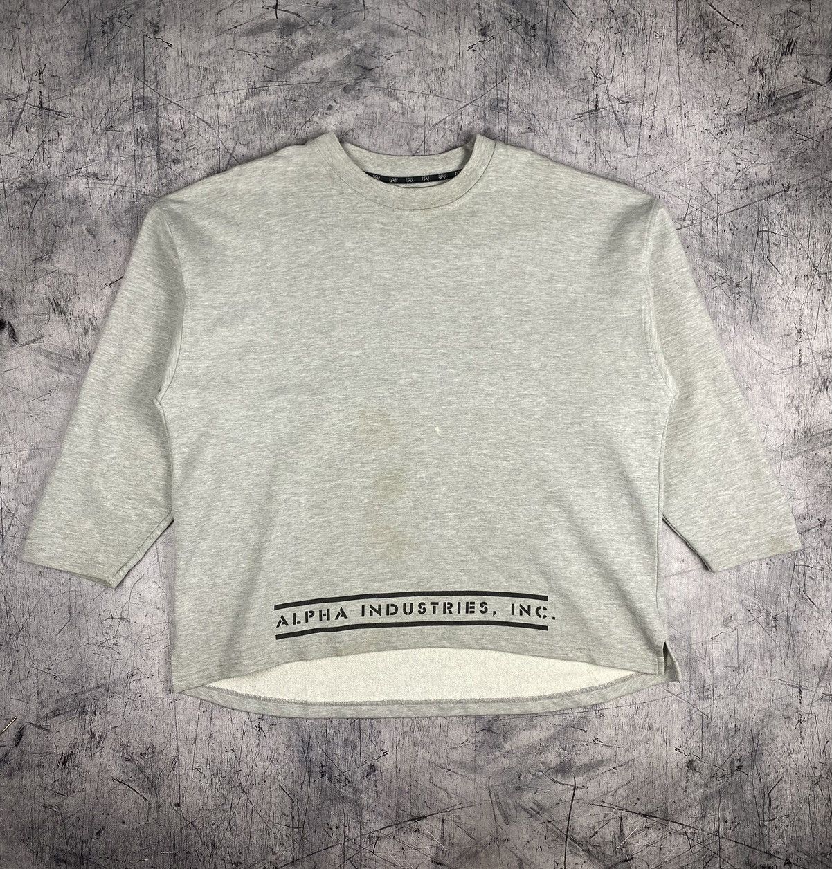 Alpha Industries × Vintage Rare Vintage Alpha Industries Sweatshirt Size XXL Size US XXL / EU 58 / 5 - 9 Thumbnail