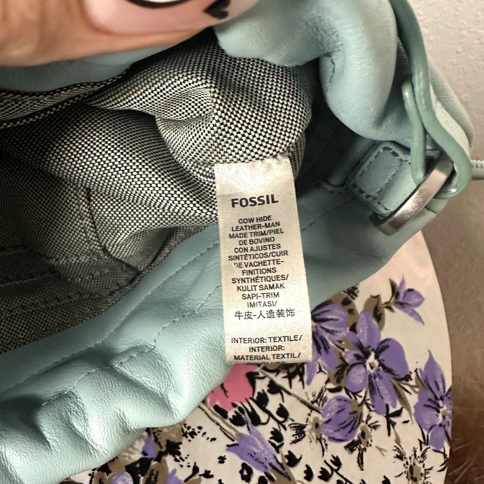 Fossil Fossil Leather Gigi Crossbody and Matching Wallet ZB1526 Size ONE SIZE - 12 Thumbnail