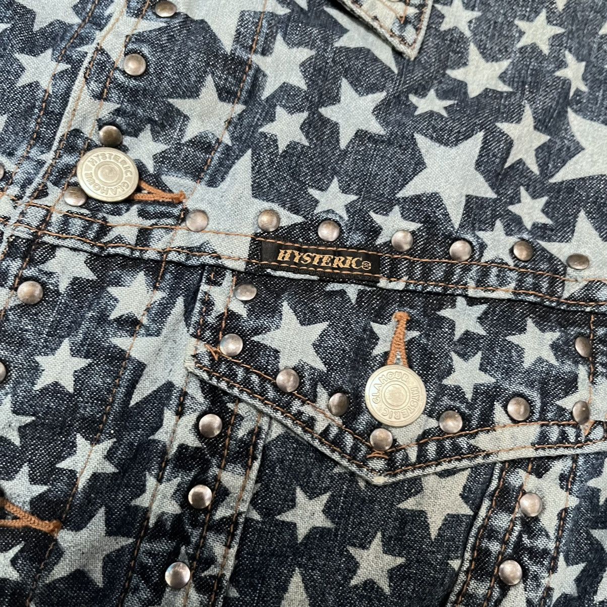 Hysteric Glamour Hysteric Glamour Studed Star Trucker Jacket Size M / US 6-8 / IT 42-44 - 4 Thumbnail