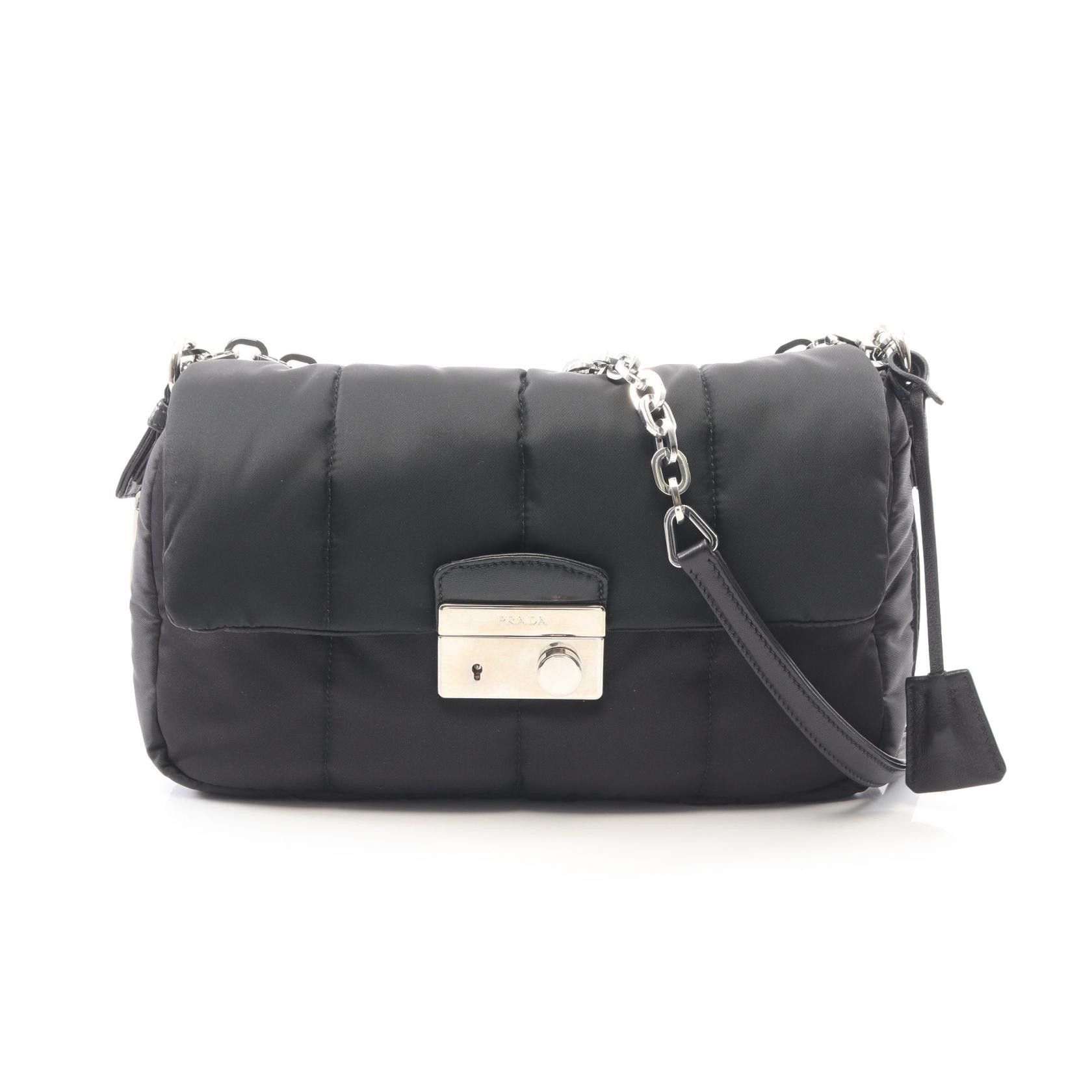 Prada Prada Prada TESSUTO BOMBER Nylon Leather Shoulder Bag Textile Shoulder Bag BR5024 DUTY FREE for USA Size ONE SIZE - 1 Thumbnail