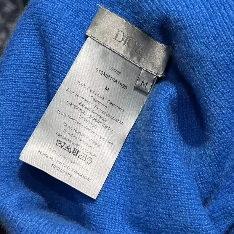 Dior Size M Embroidered logo knitted cold hat 2503-Nextarrow Size ONE SIZE - 4 Thumbnail