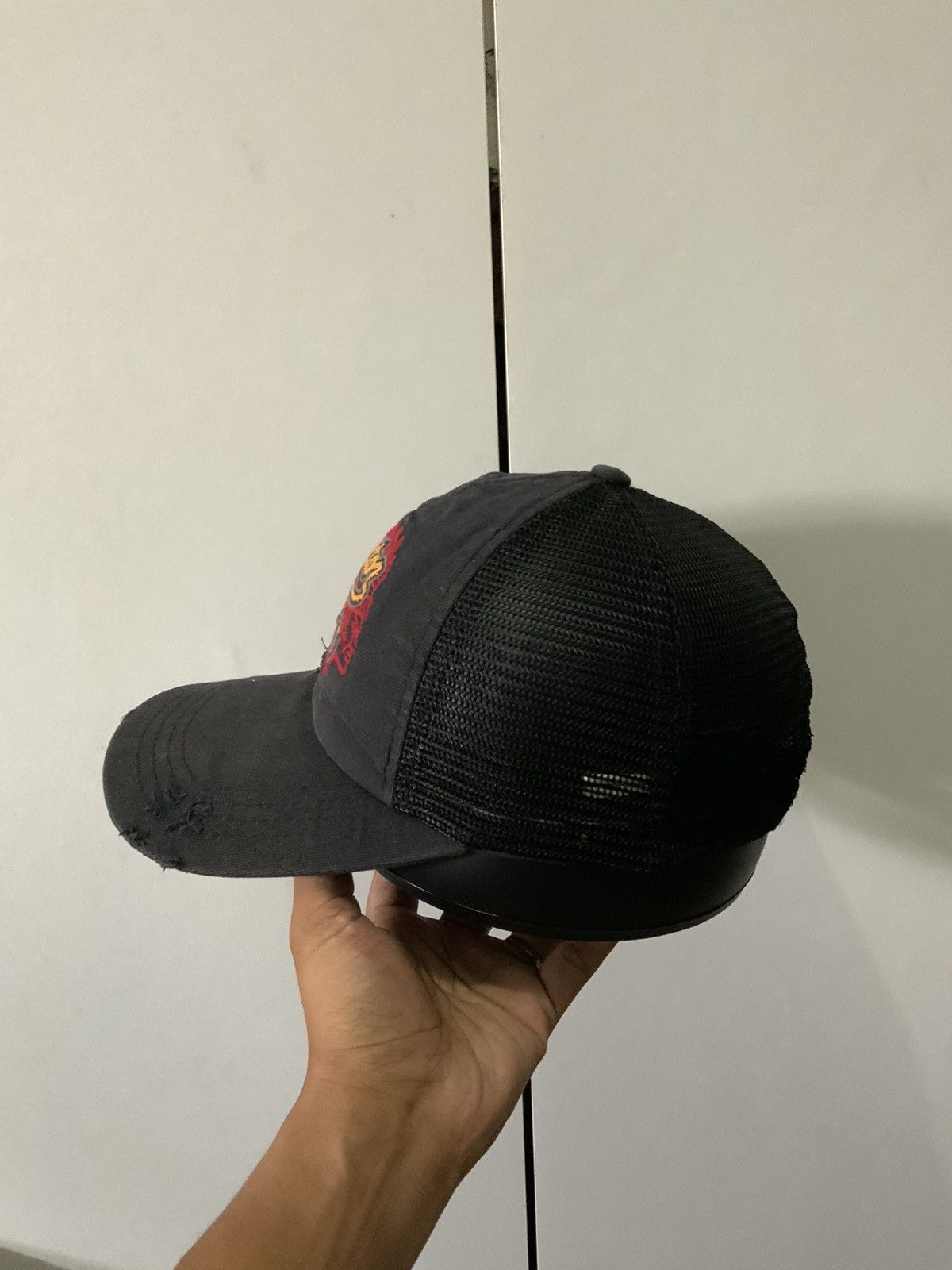 Japanese Brand Aviator Patches Black Trucker Hat Size ONE SIZE - 2 Thumbnail