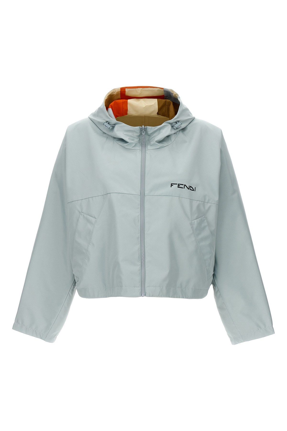 image of Fendi Reversible Hooded Jacket, Women's (Size Small)